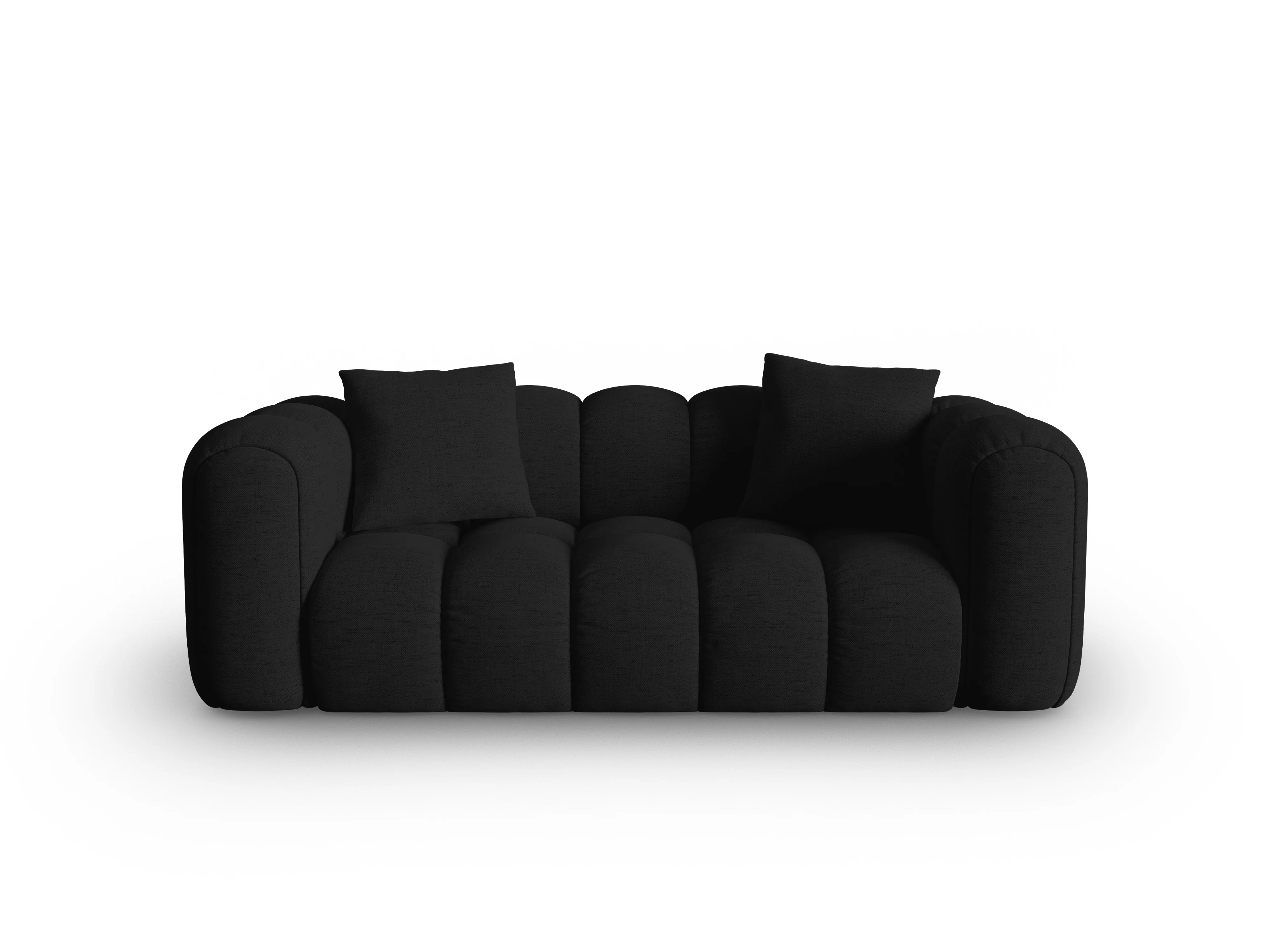 Sofa 3-osobowa ASTRO czarny szenil - Image 2