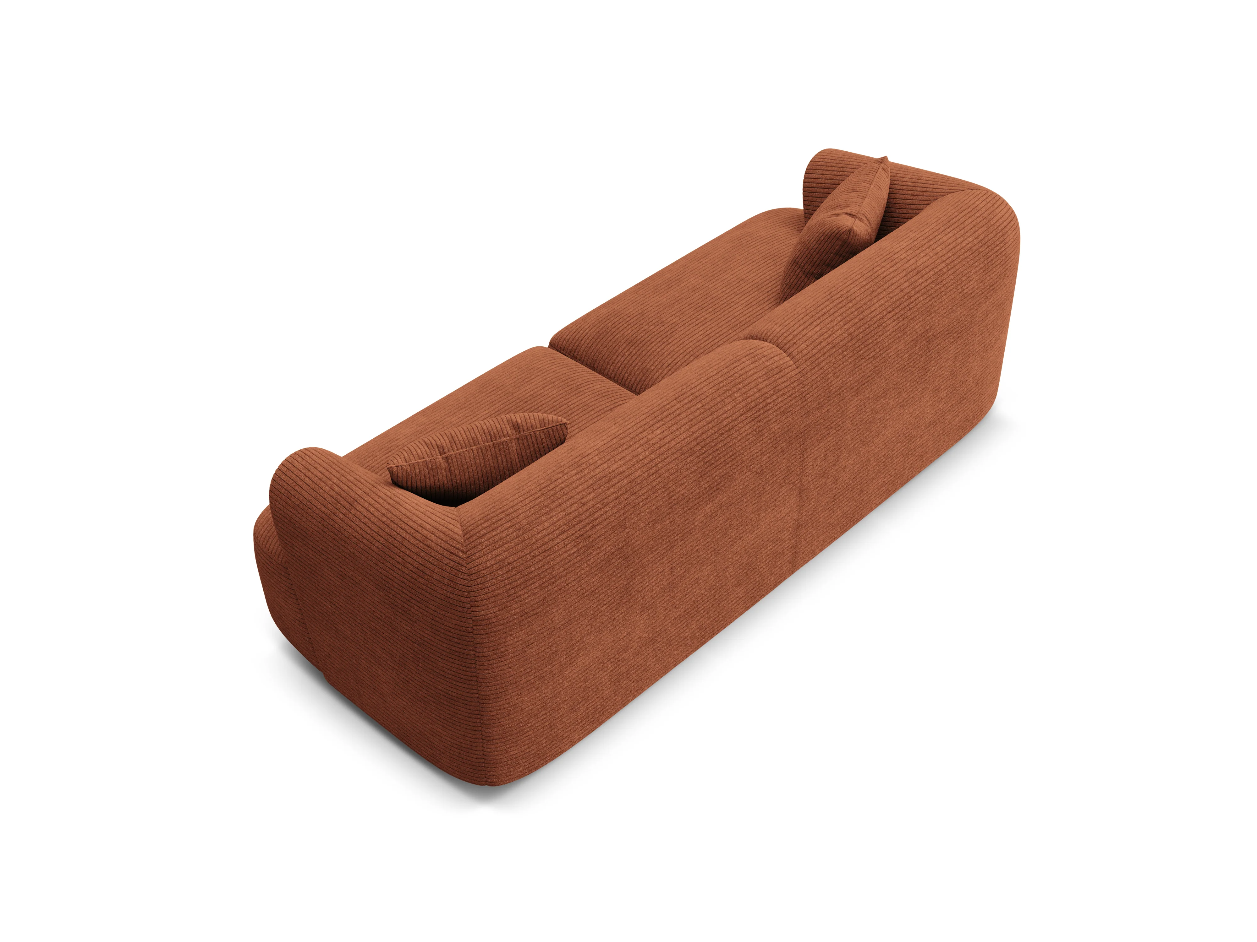 Sofa 3-osobowa CAMPI ceglany sztruks - Image 4
