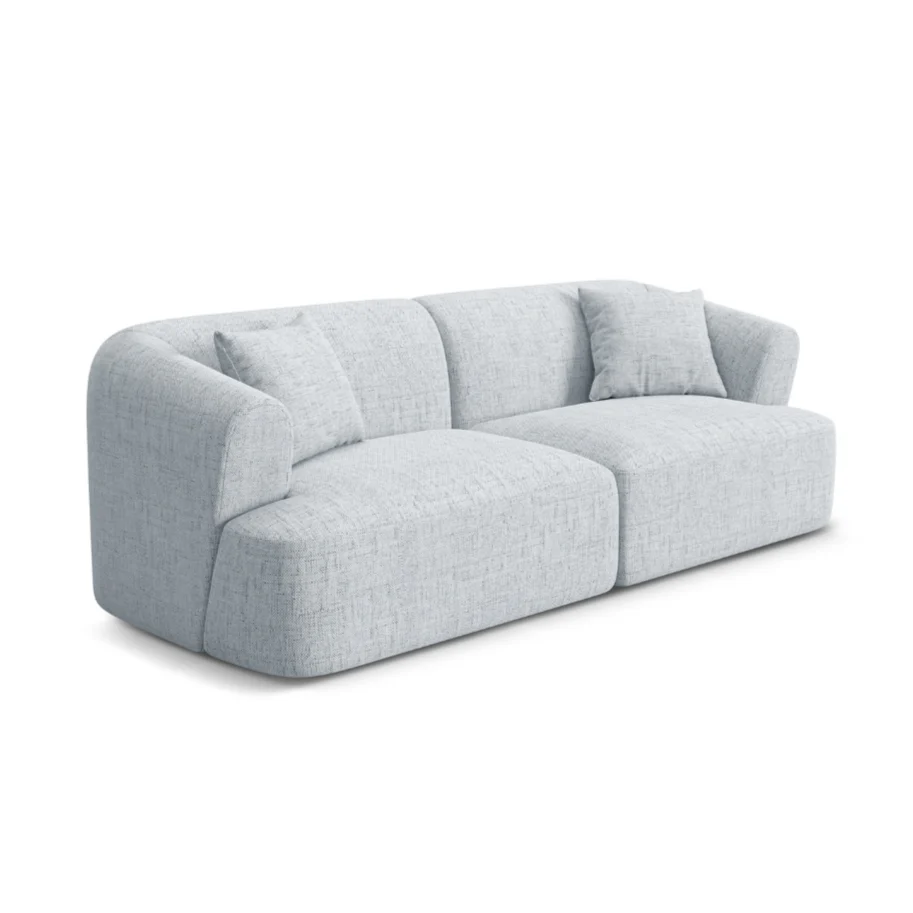 Sofa 3-osobowa CAMPI jasnoszary szenil