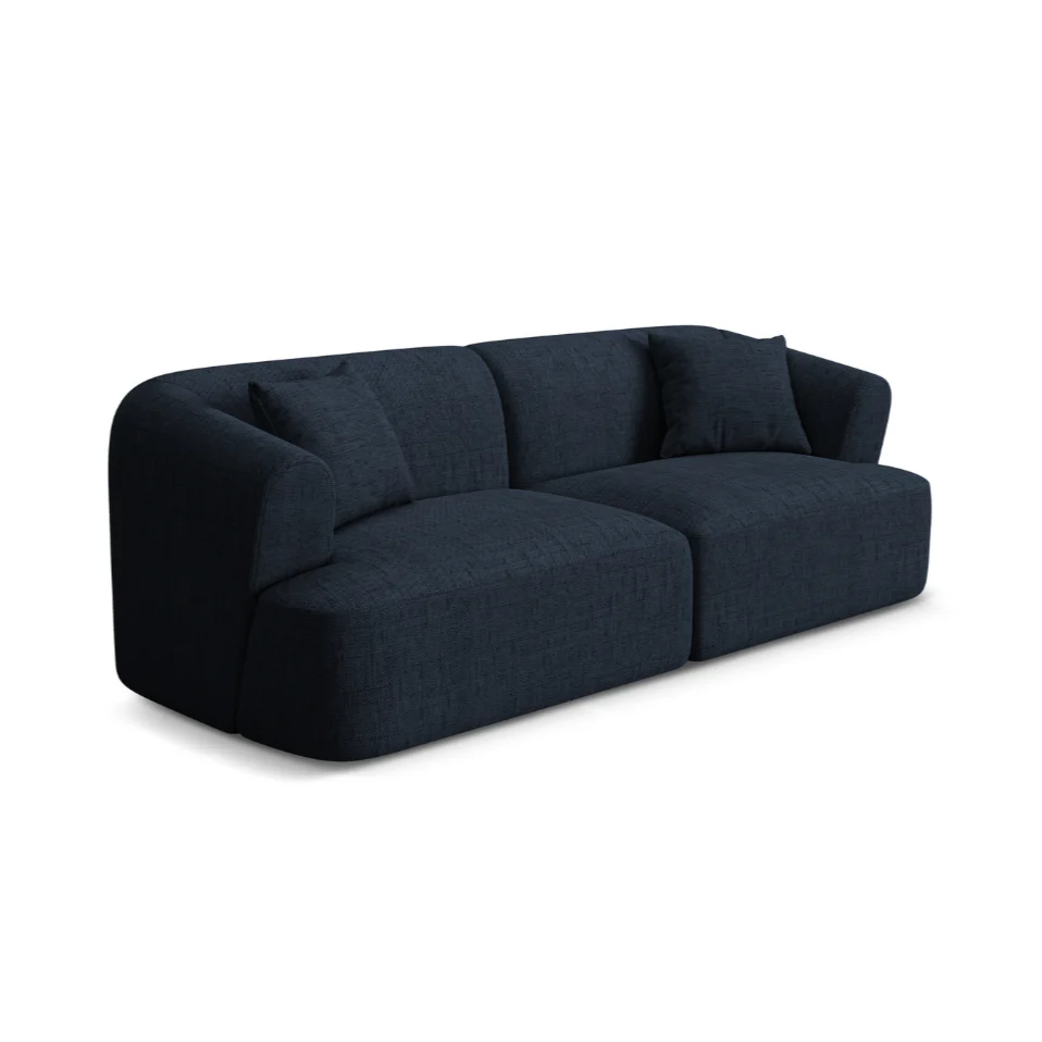 Sofa 3-osobowa CAMPI niebieski szenil