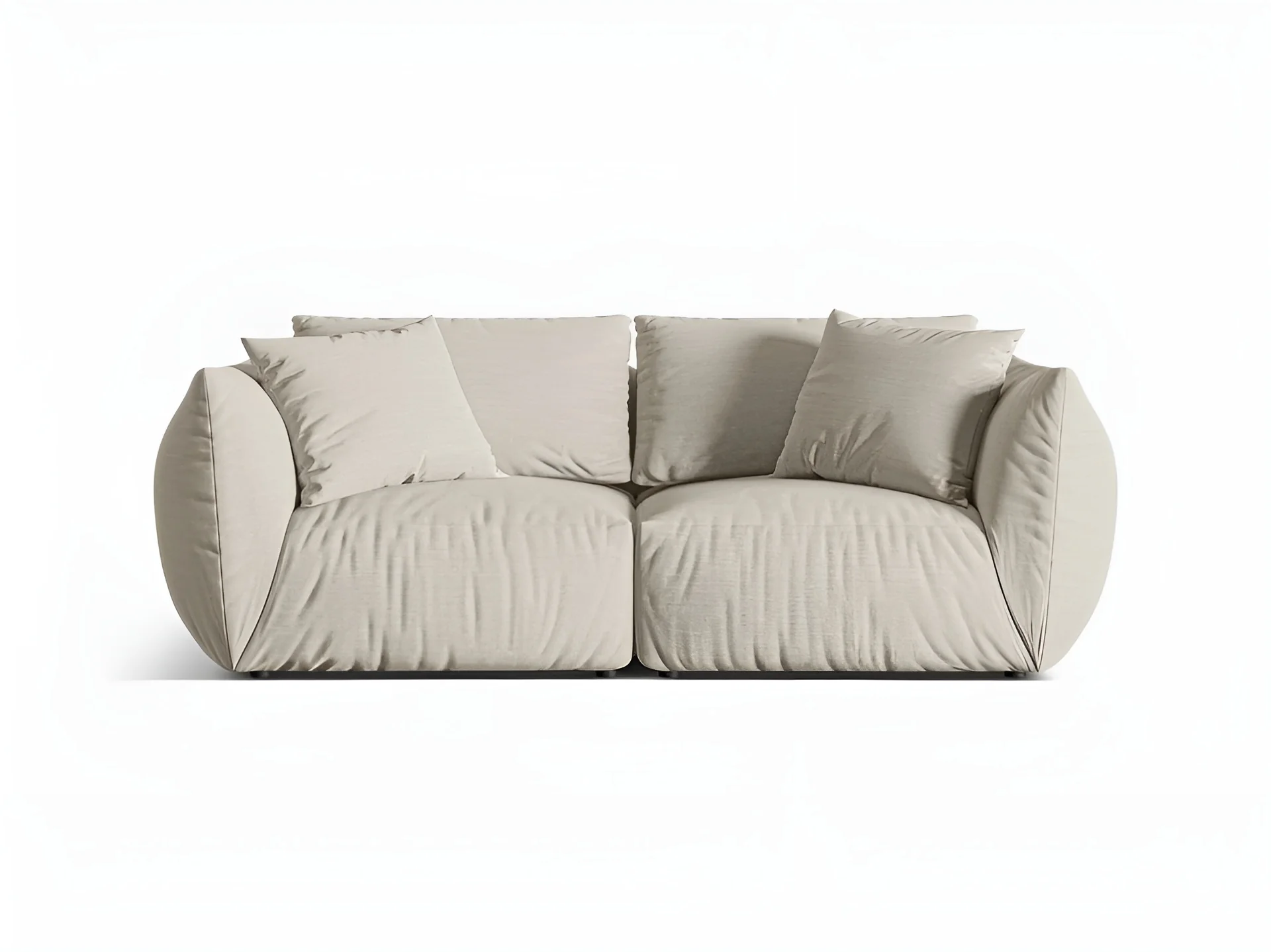 Sofa 3-osobowa CHRIS kremowy szenil - Image 3