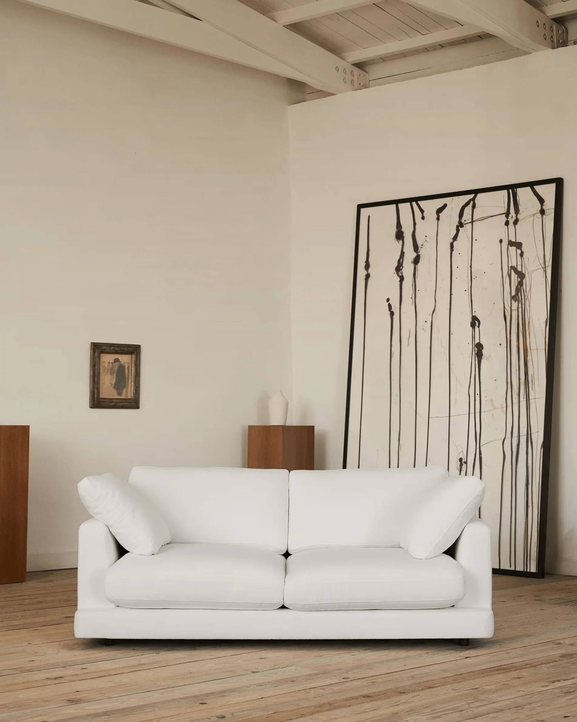 Sofa 3-osobowa GALA biały - Image 2