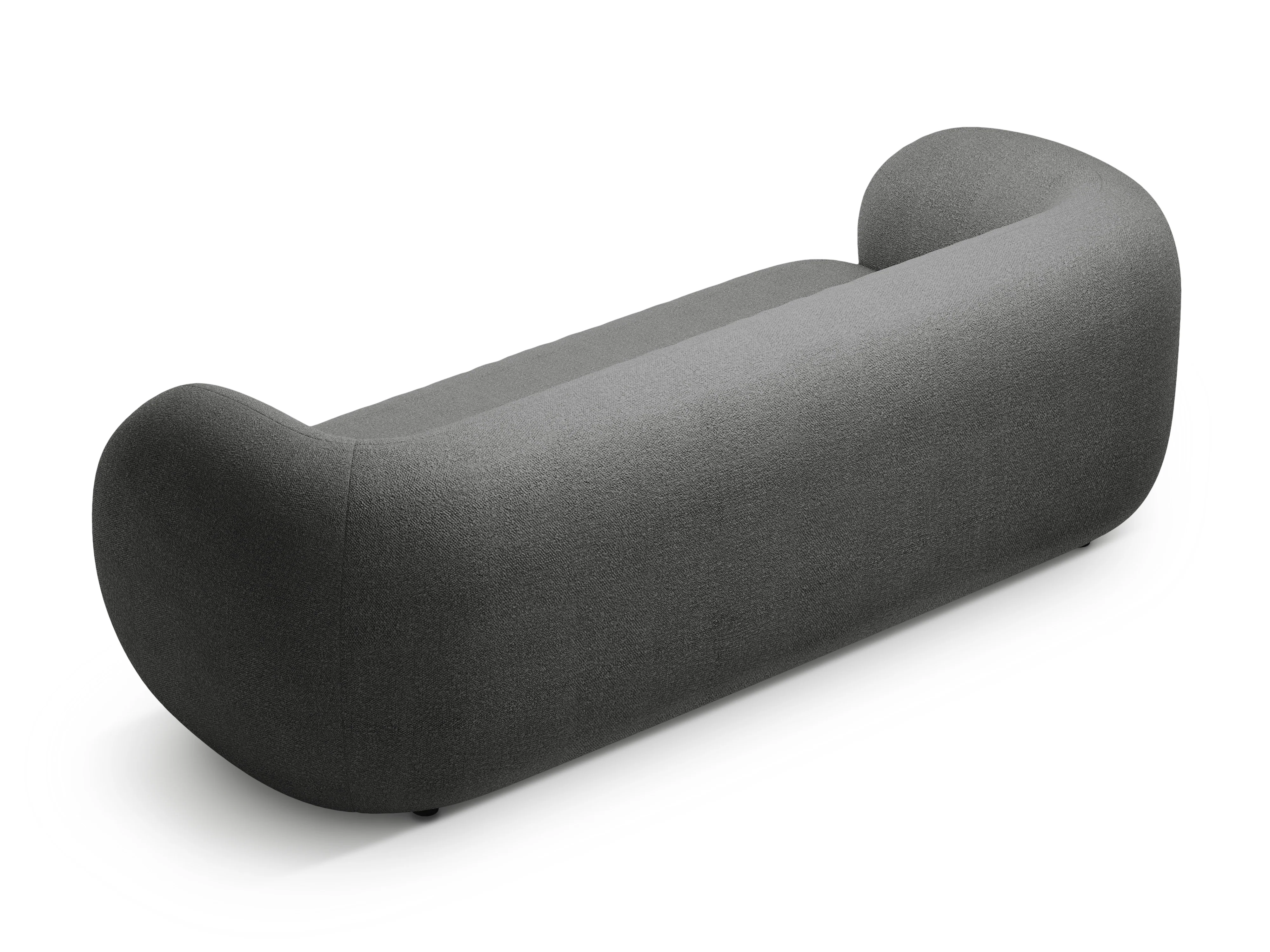 Sofa 3-osobowa KATE ciemnoszary boucle - Image 3