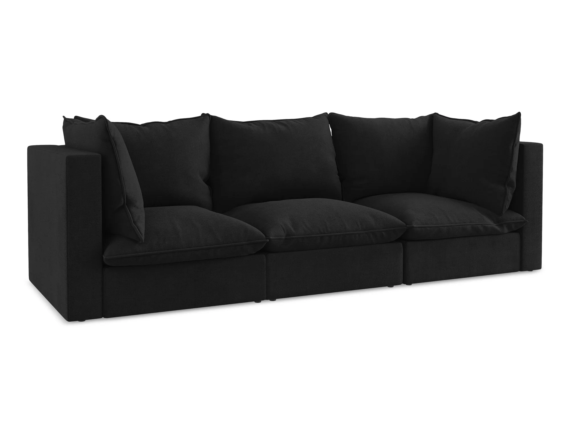 Sofa 3-osobowa MANAO czarny