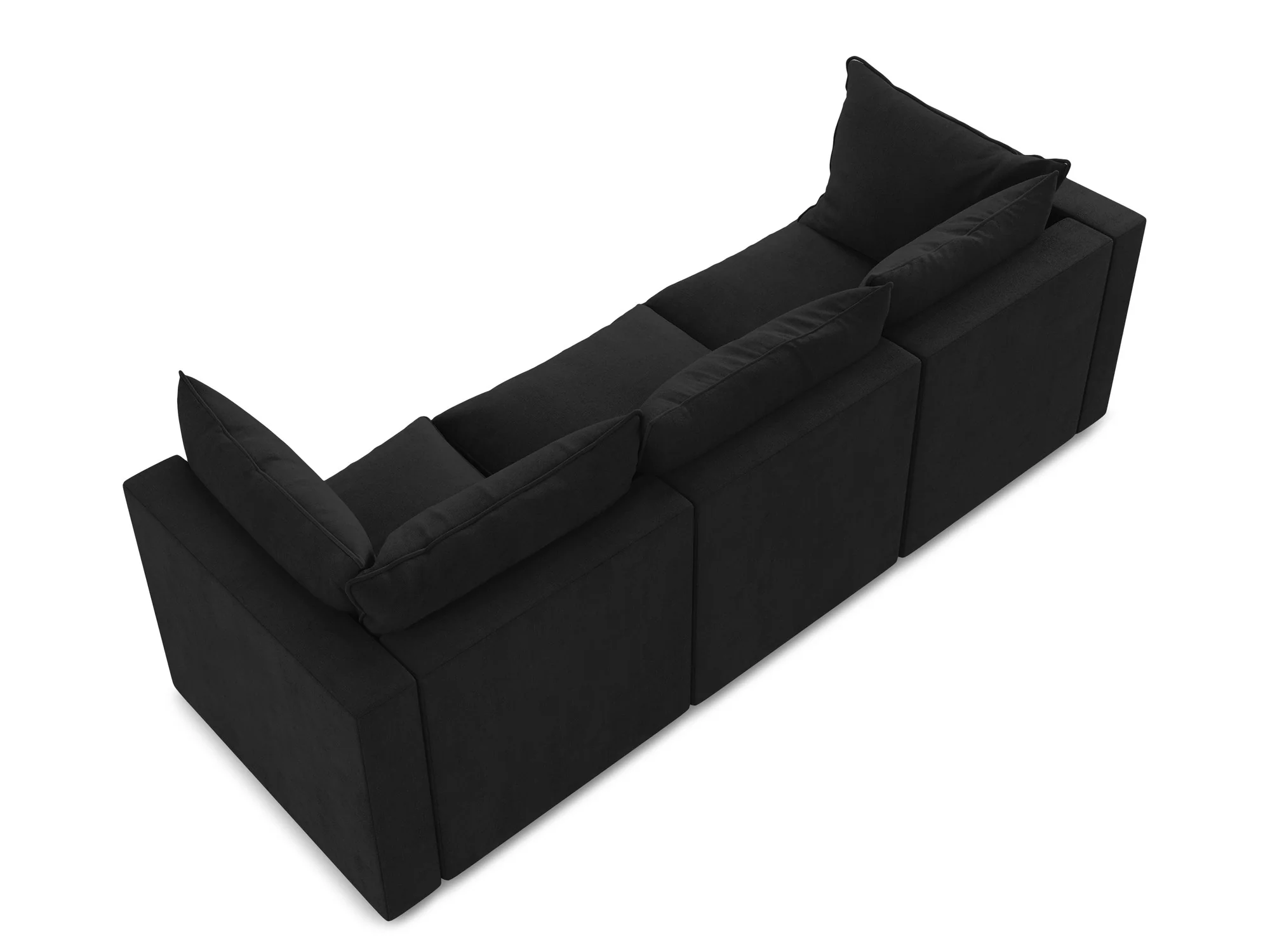 Sofa 3-osobowa MANAO czarny - Image 5