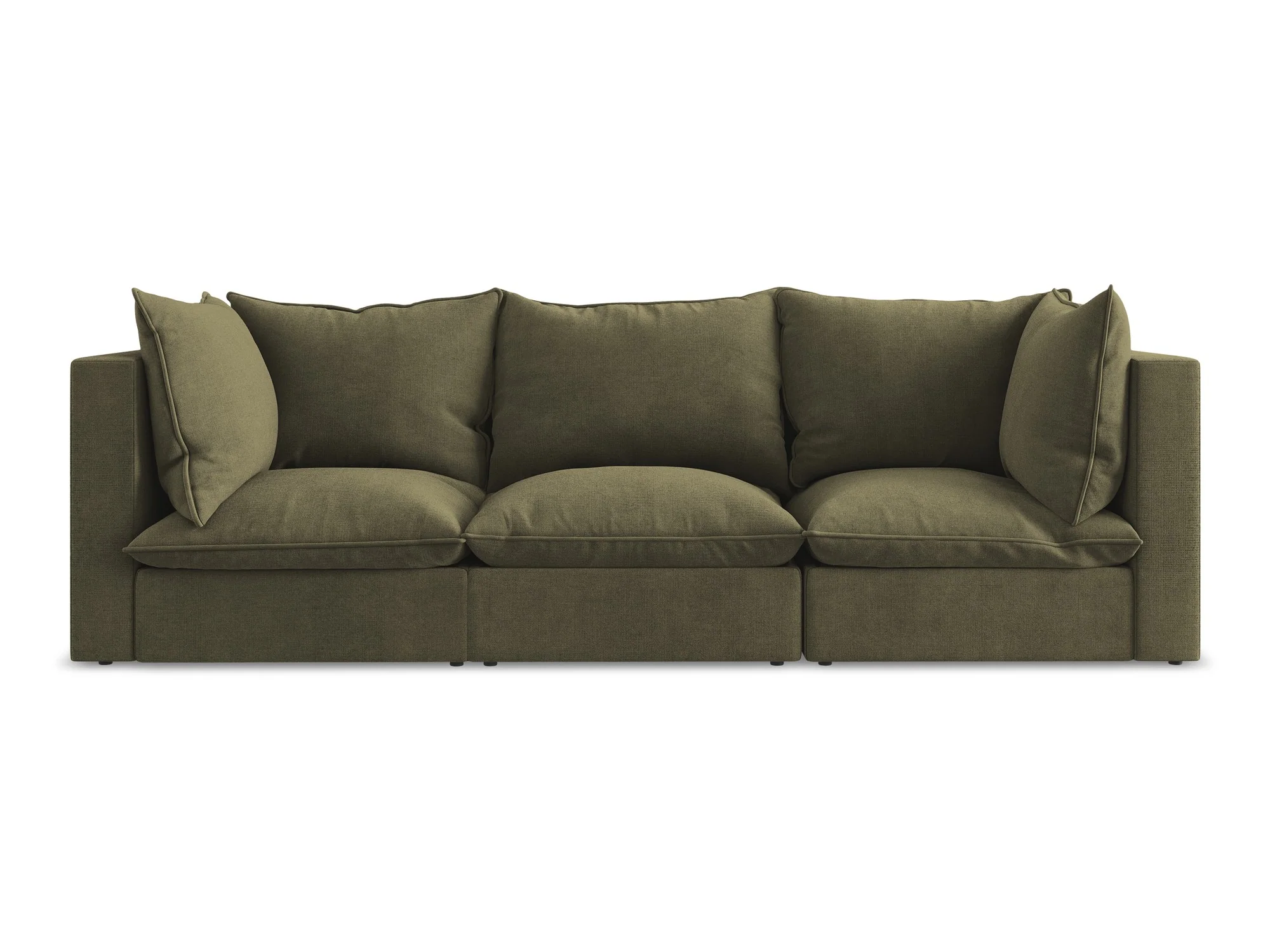 Sofa 3-osobowa MANAO oliwkowy - Image 3
