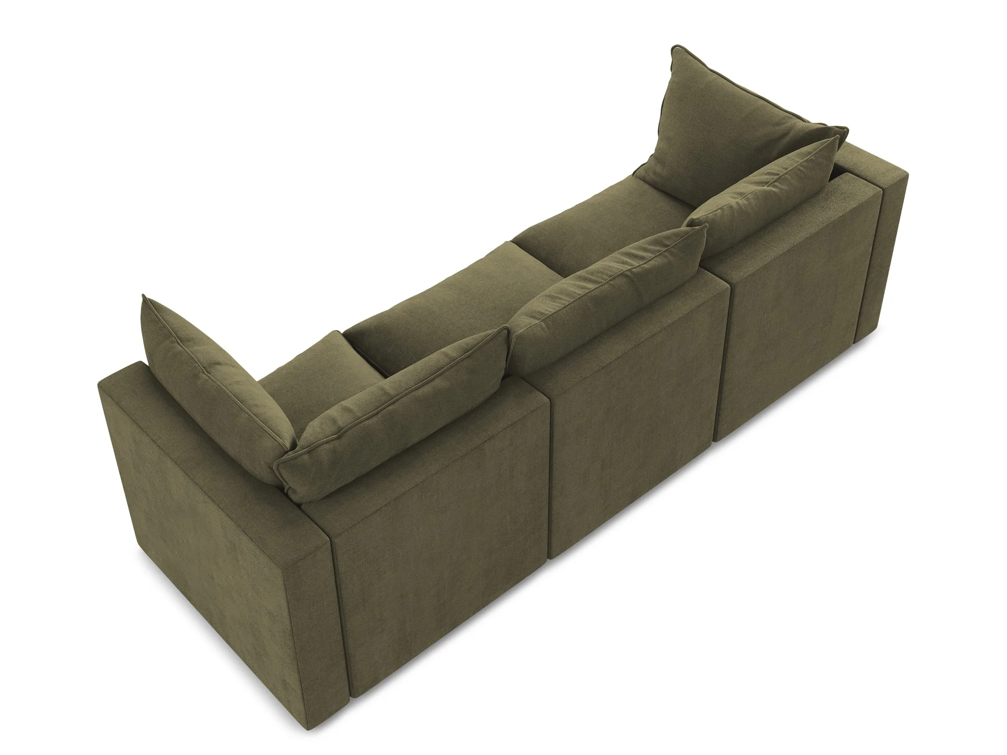 Sofa 3-osobowa MANAO oliwkowy - Image 5