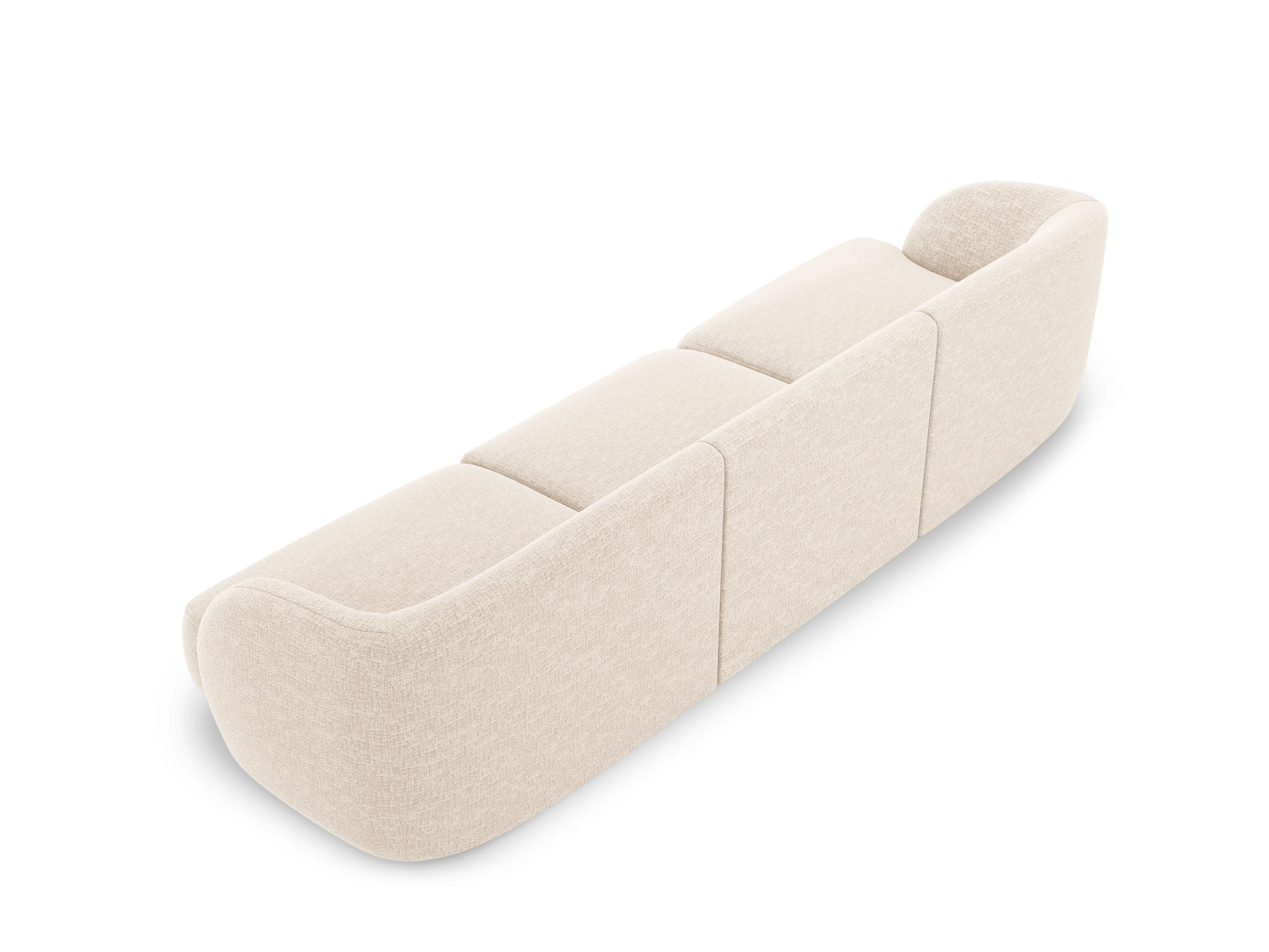 Sofa 3-osobowa MILEY kość słoniowa szenil - Image 3