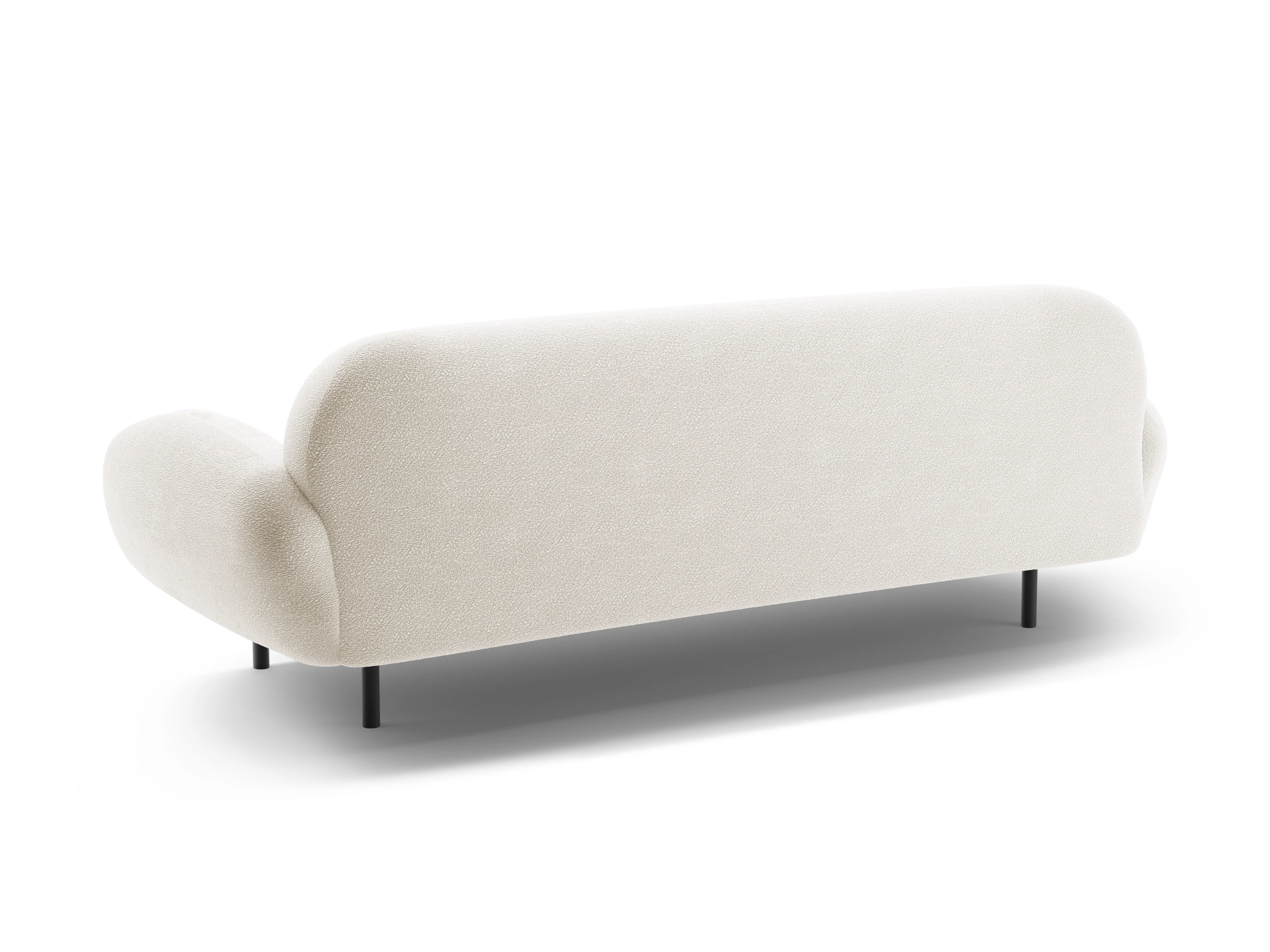 Sofa 3-osobowa POPPY biały boucle - Image 4