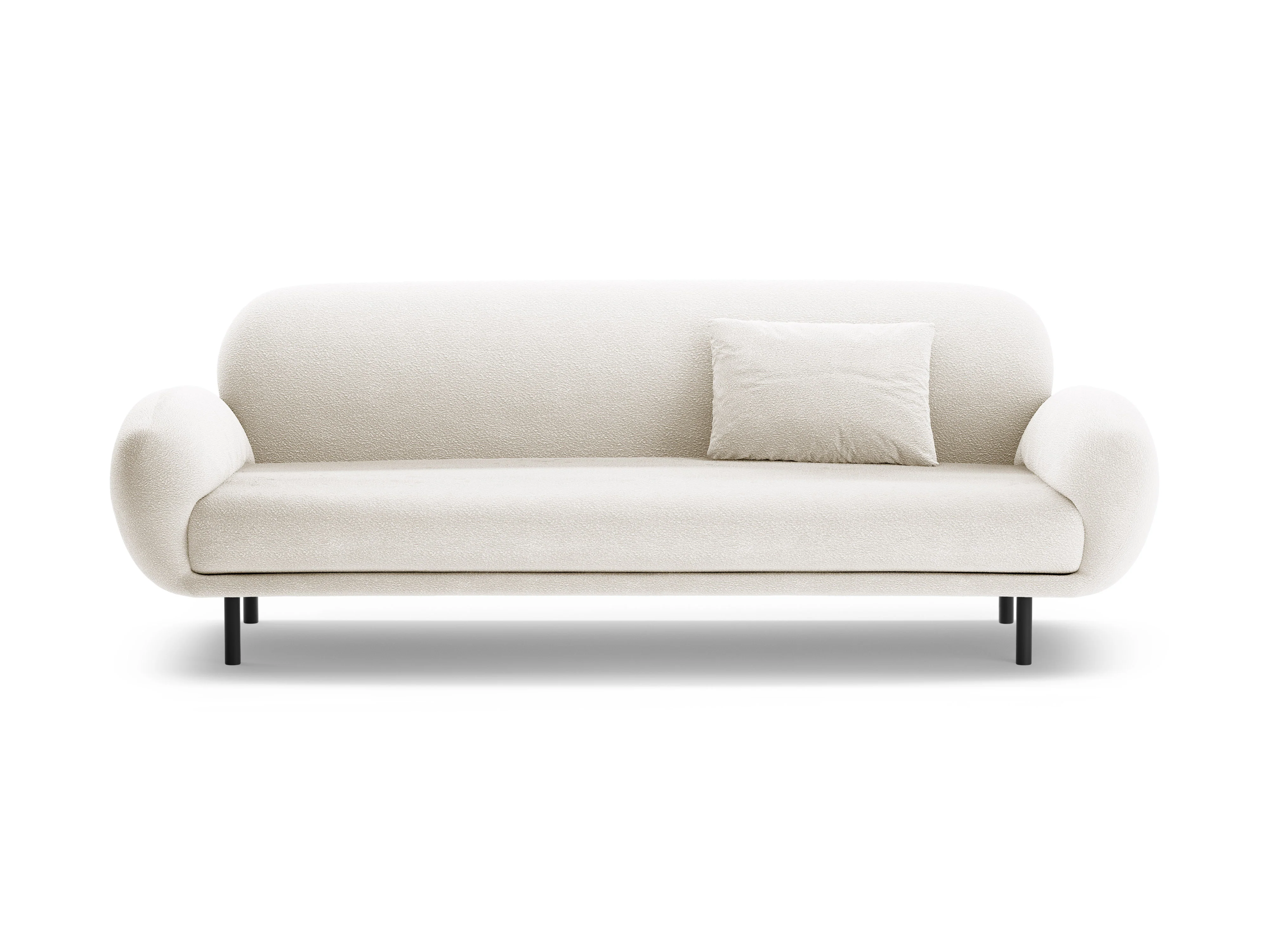 Sofa 3-osobowa POPPY biały boucle - Image 5