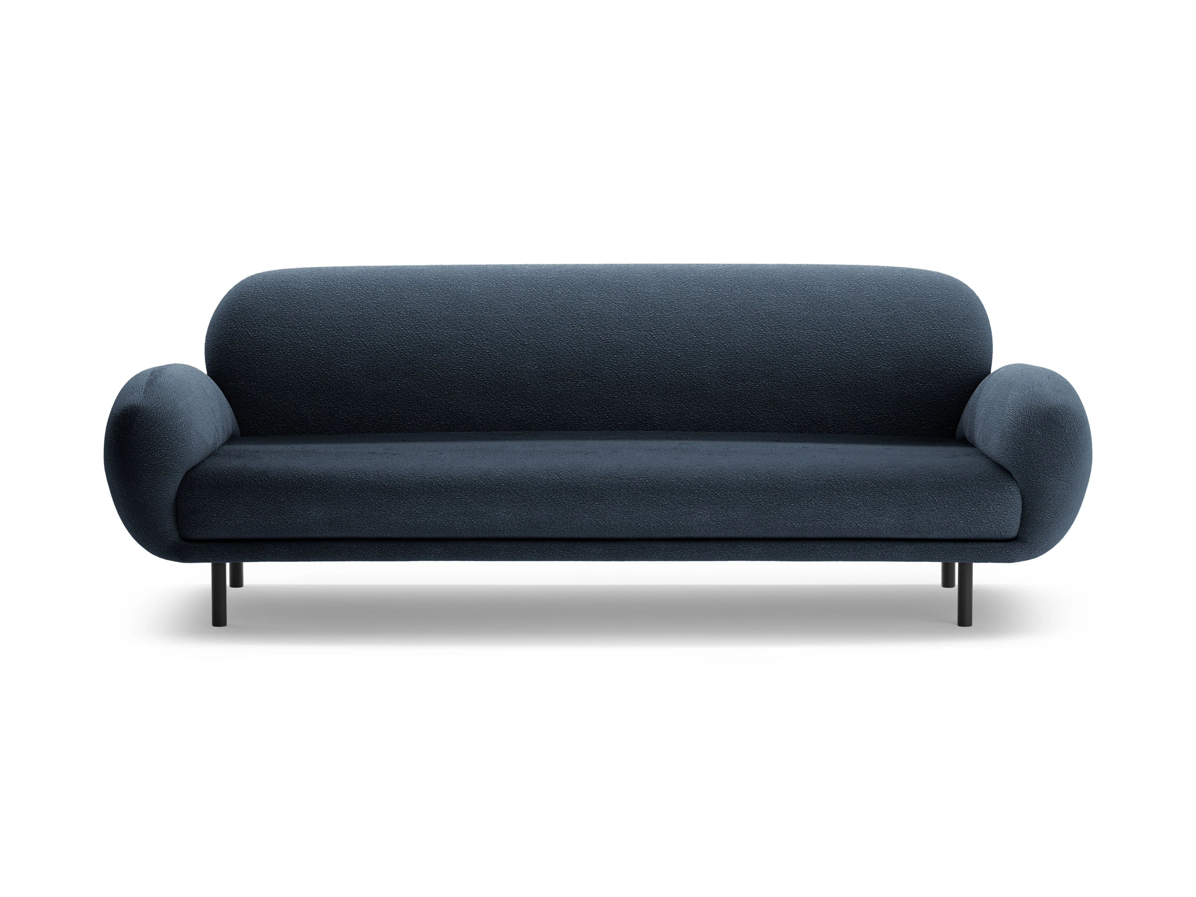 Sofa 3-osobowa POPPY granatowy boucle - Image 3