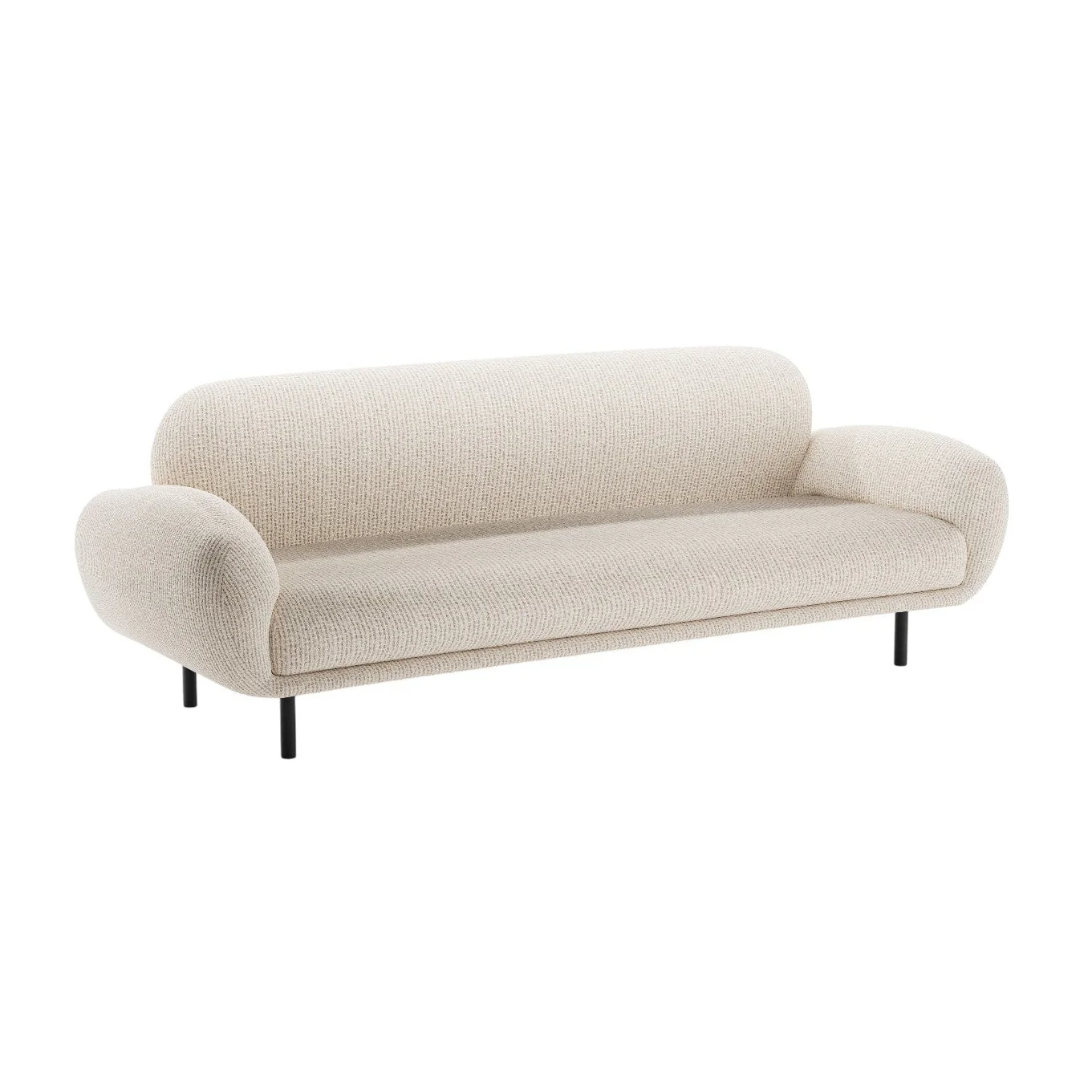 Sofa 3-osobowa POPPY jasnobeżowy szenil