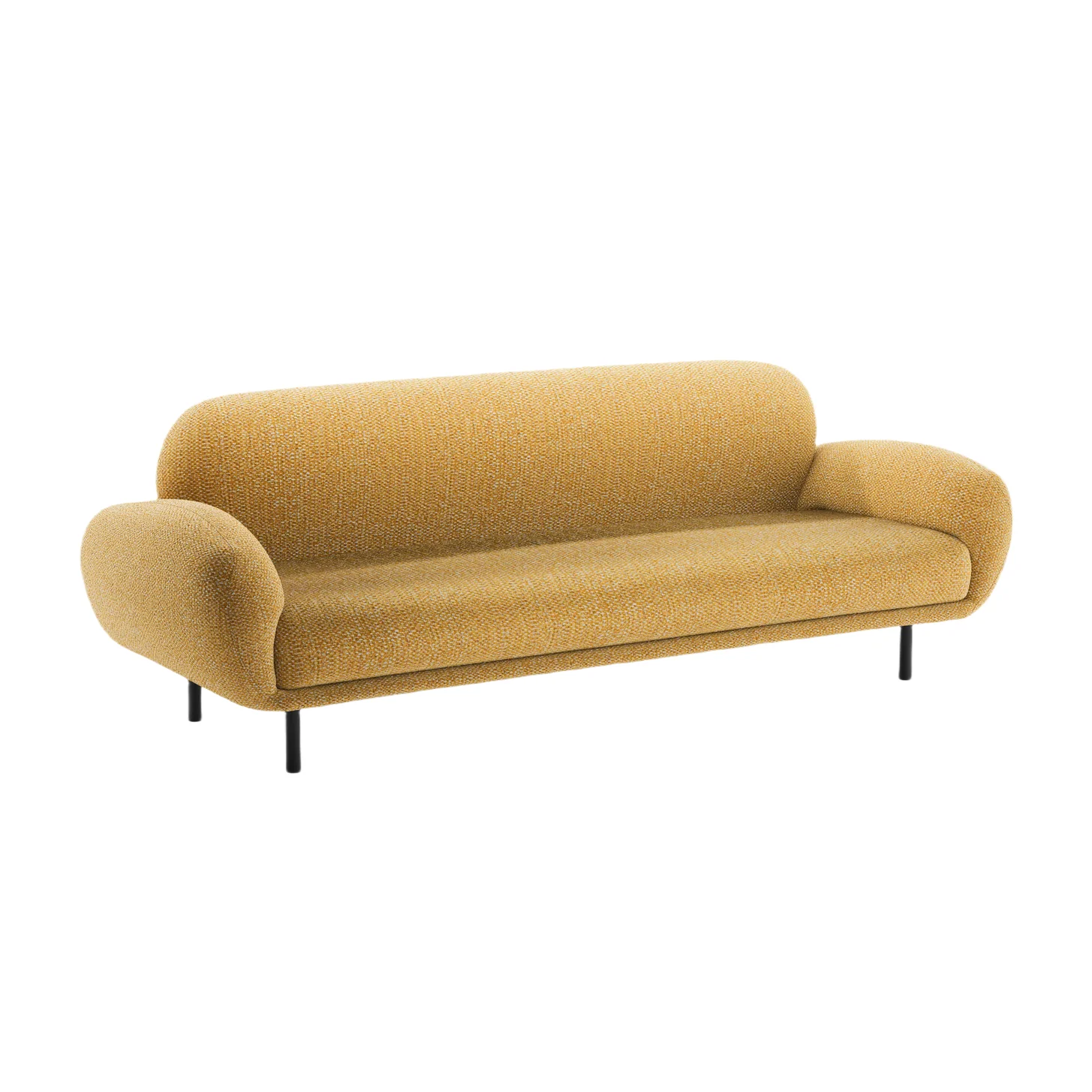 Sofa 3-osobowa POPPY musztardowy szenil
