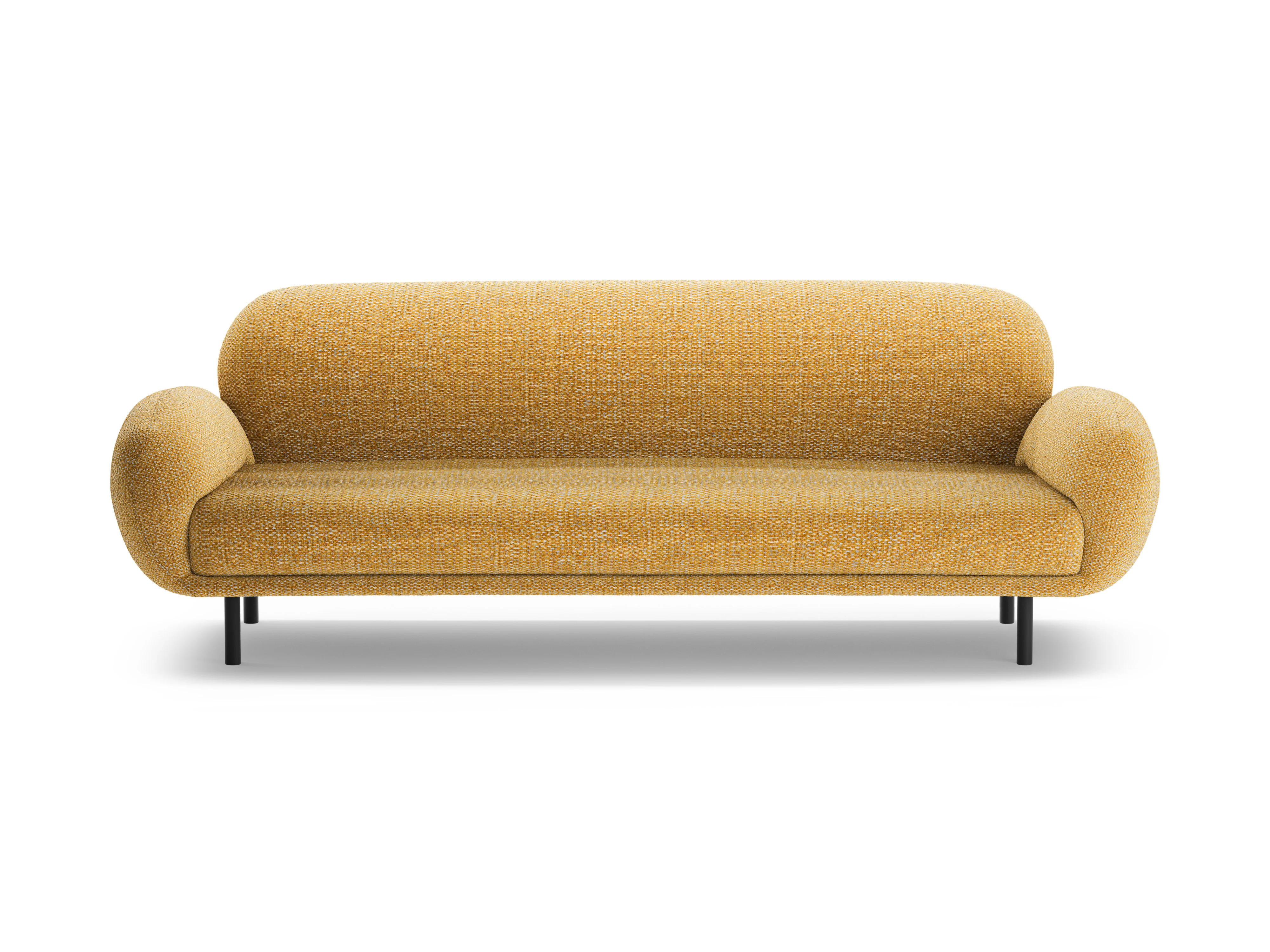 Sofa 3-osobowa POPPY musztardowy szenil - Image 3