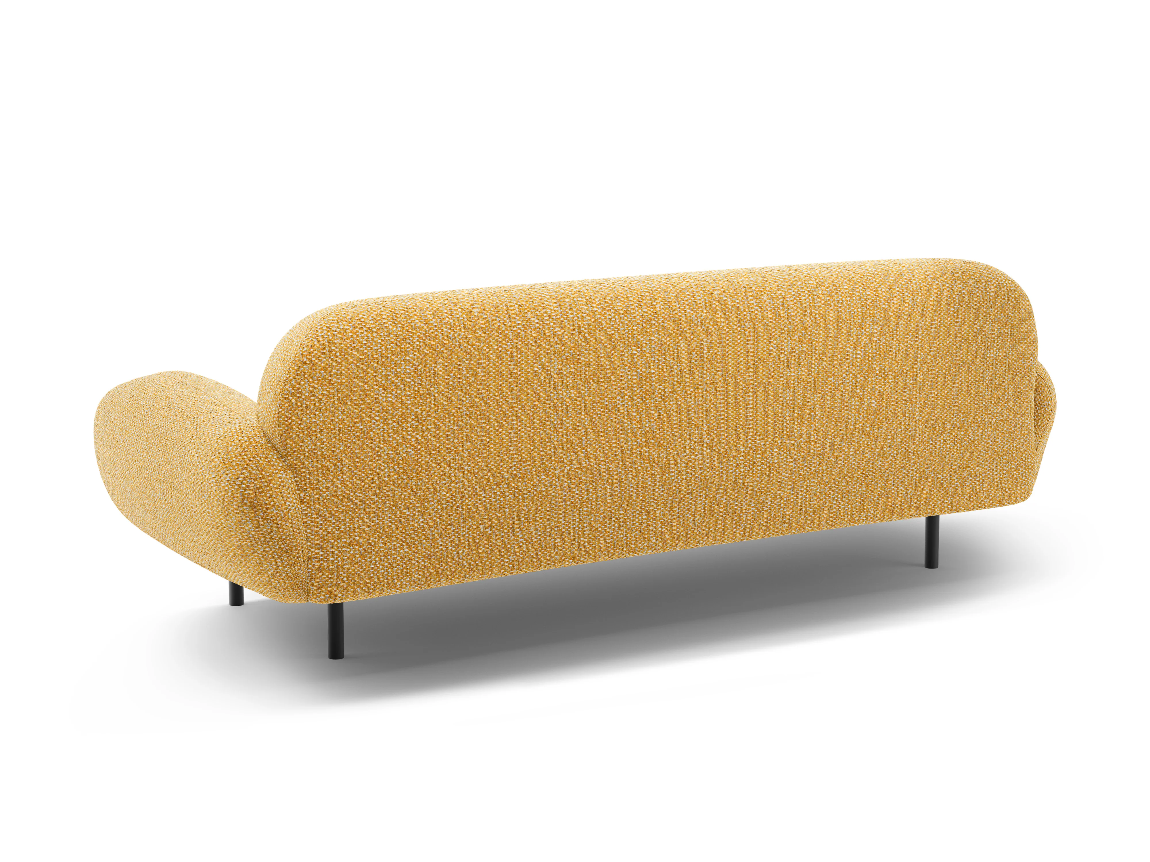 Sofa 3-osobowa POPPY musztardowy szenil - Image 4