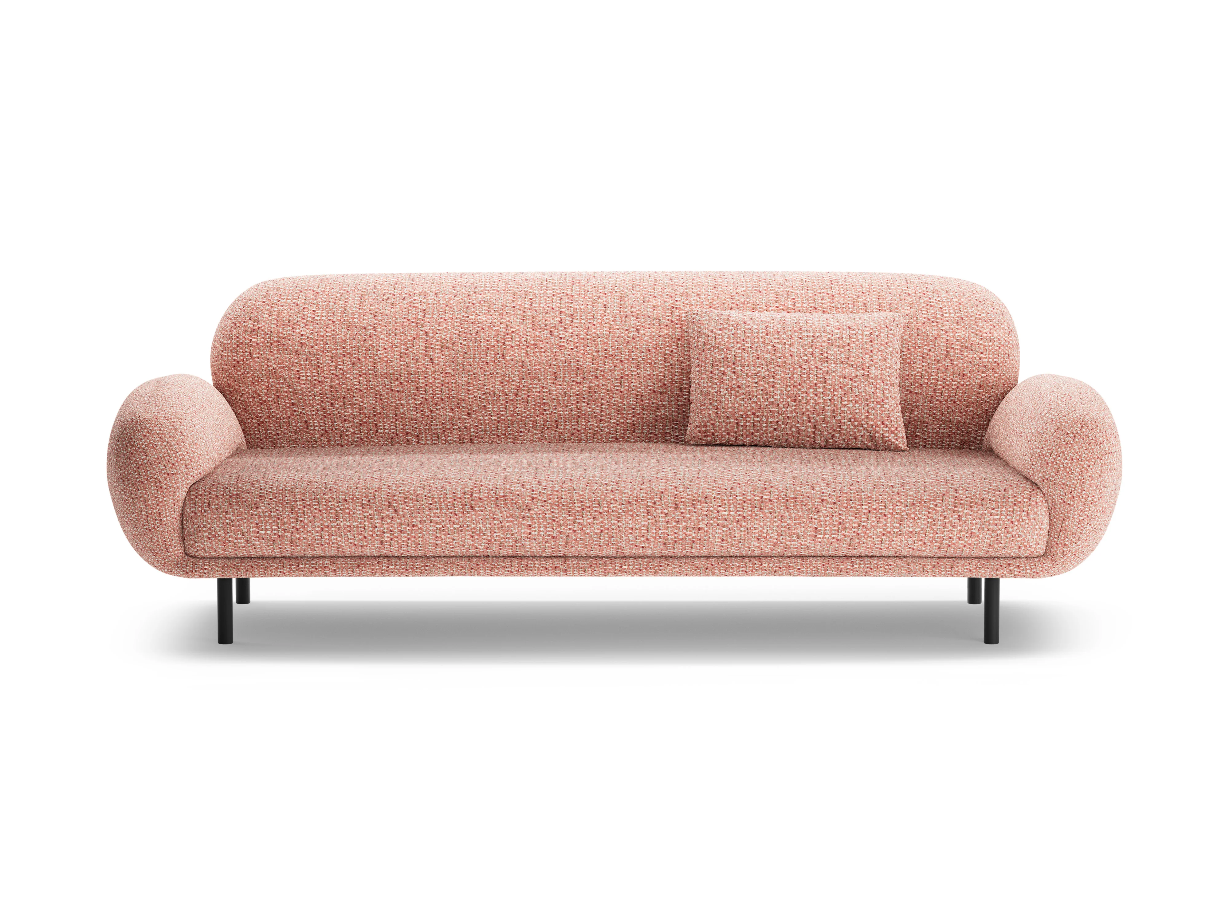 Sofa 3-osobowa POPPY różowy szenil - Image 5