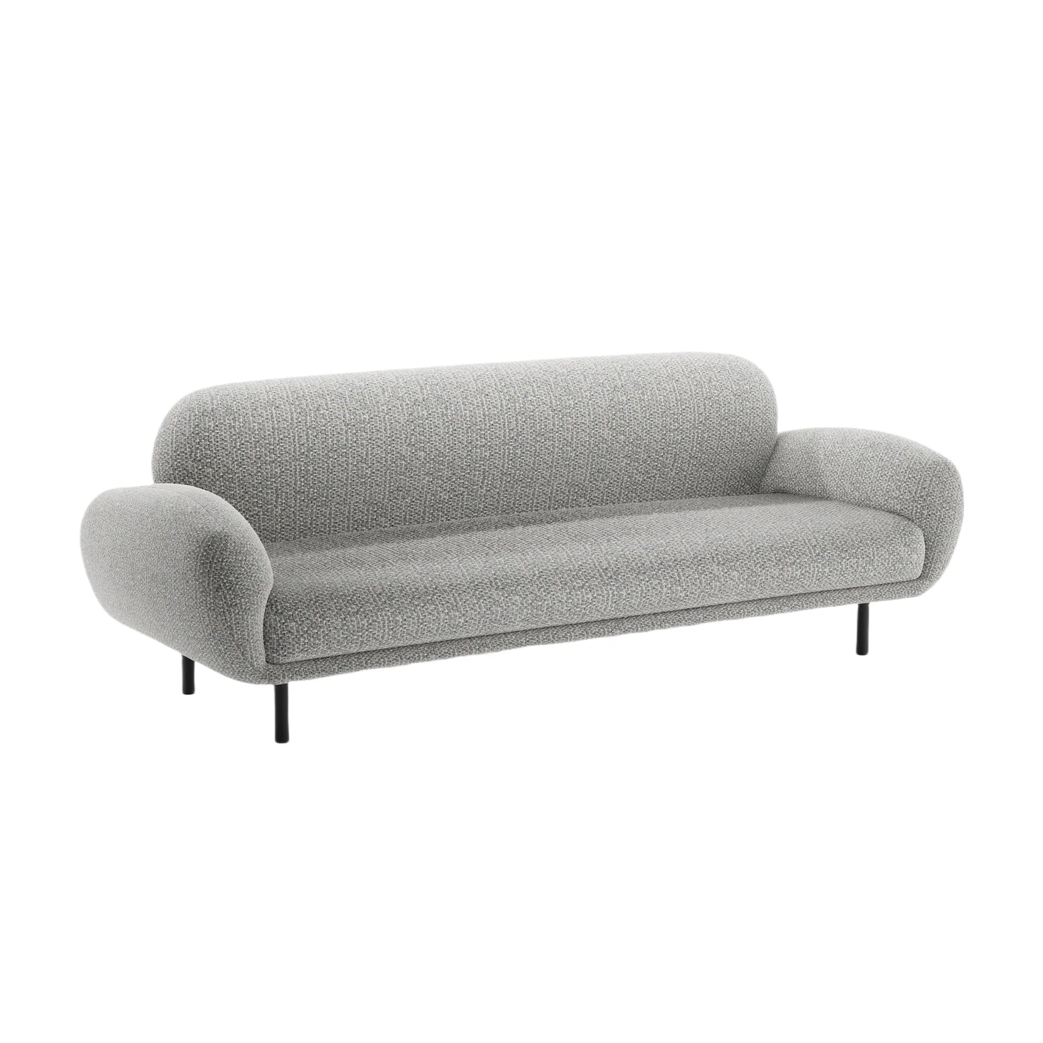 Sofa 3-osobowa POPPY szary szenil
