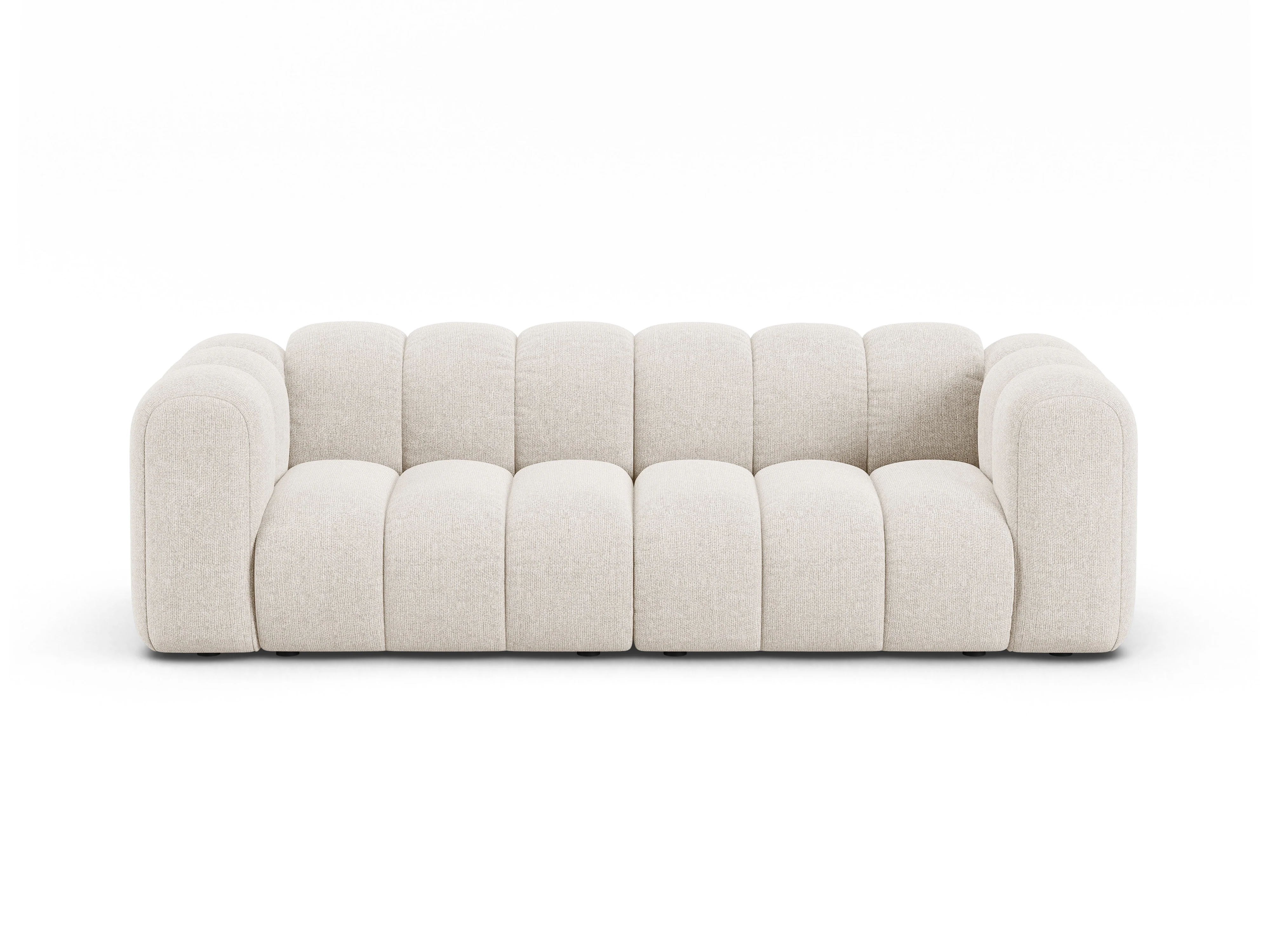 Sofa 3-osobowa LUPINE jasny beżowy szenil - Image 3