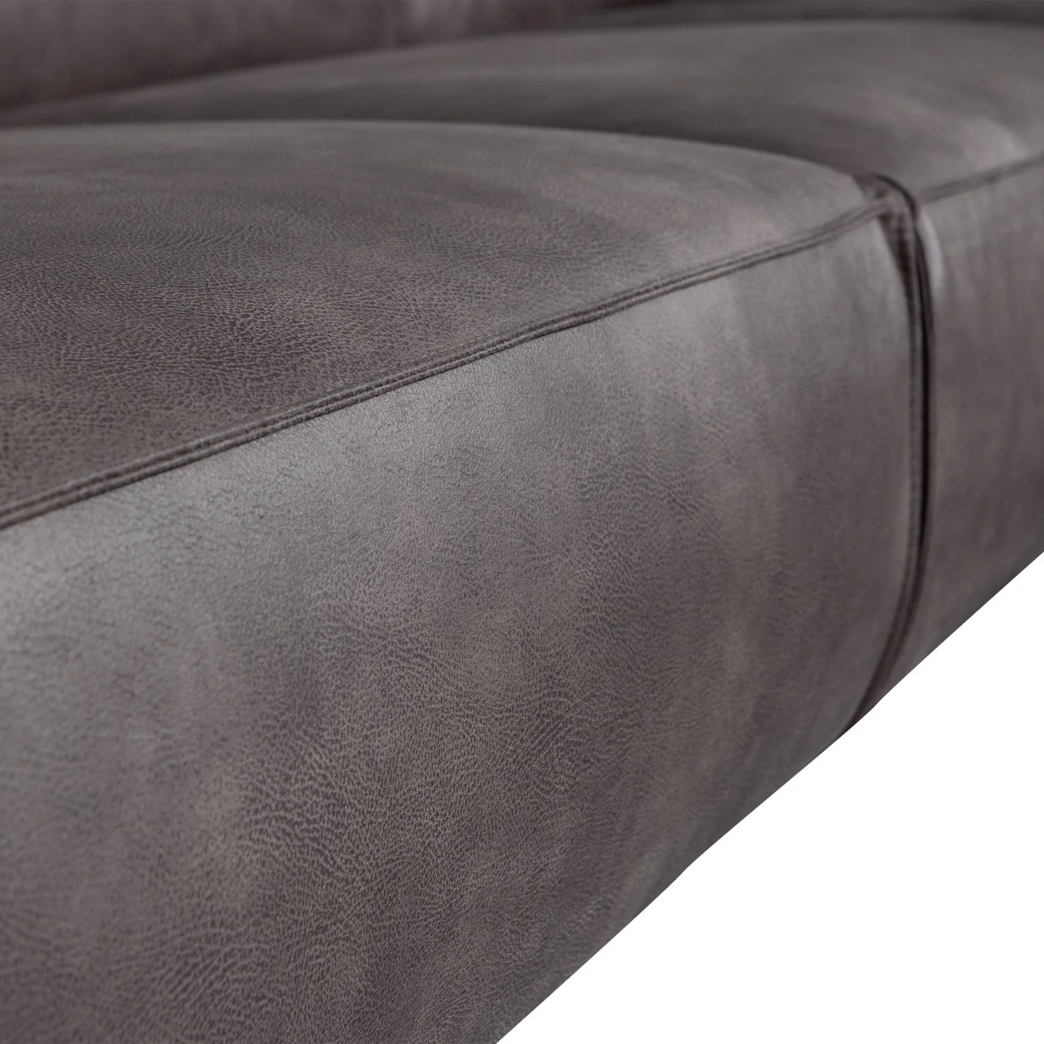 Sofa 3-osobowa STATEMENT ciemnoszara ekoskóra - Image 2