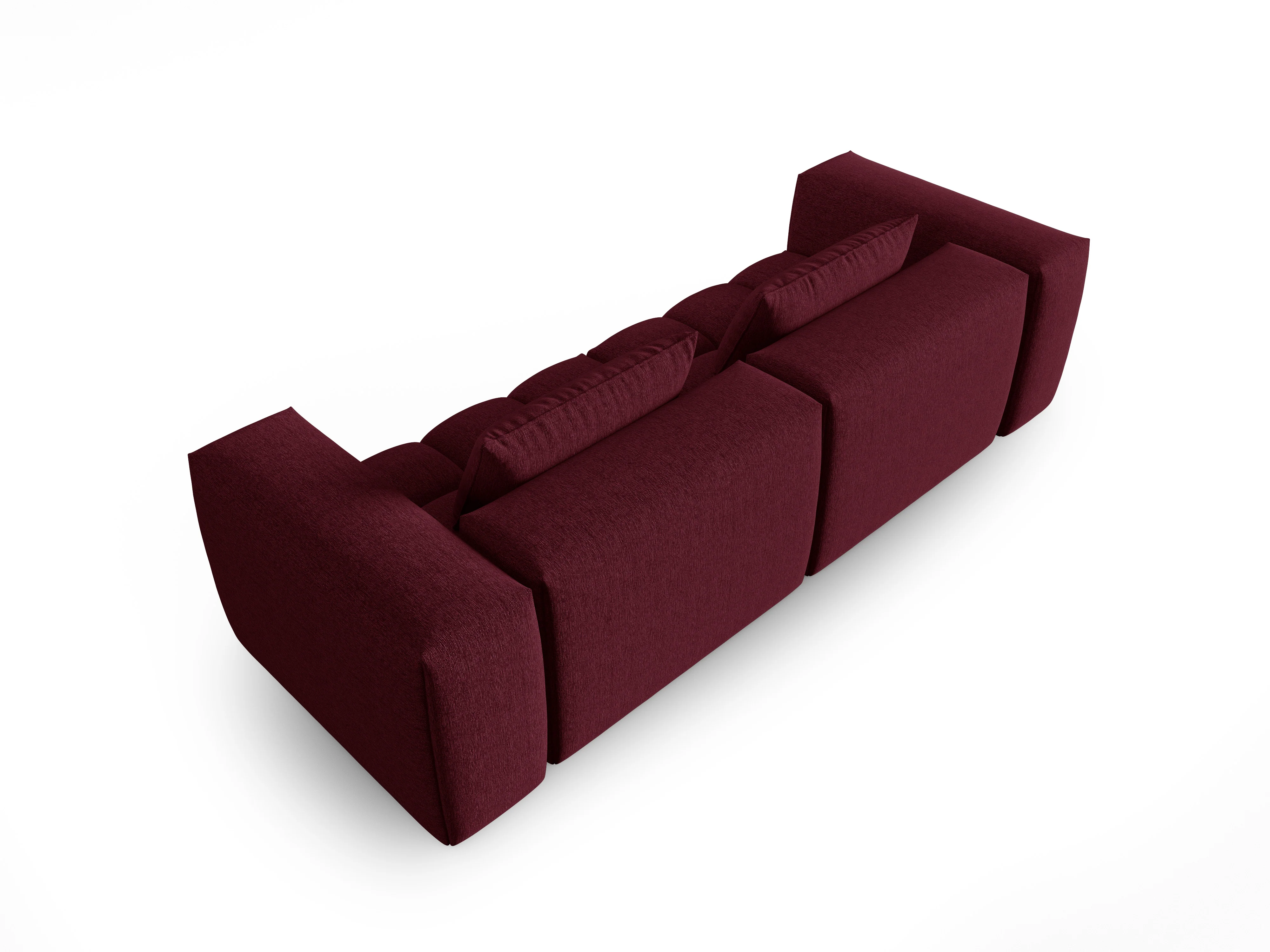 Sofa 3-osobowa VERONA burgundowy - Image 3