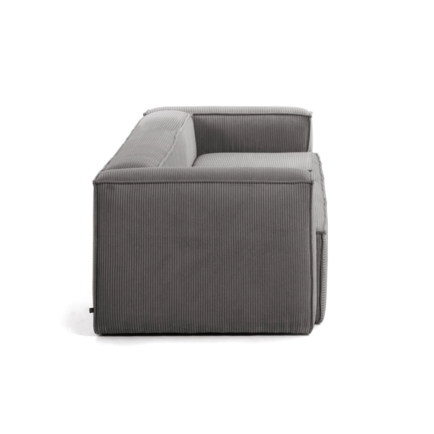 Sofa 3-osobowa BLOK szary sztruks - Image 3