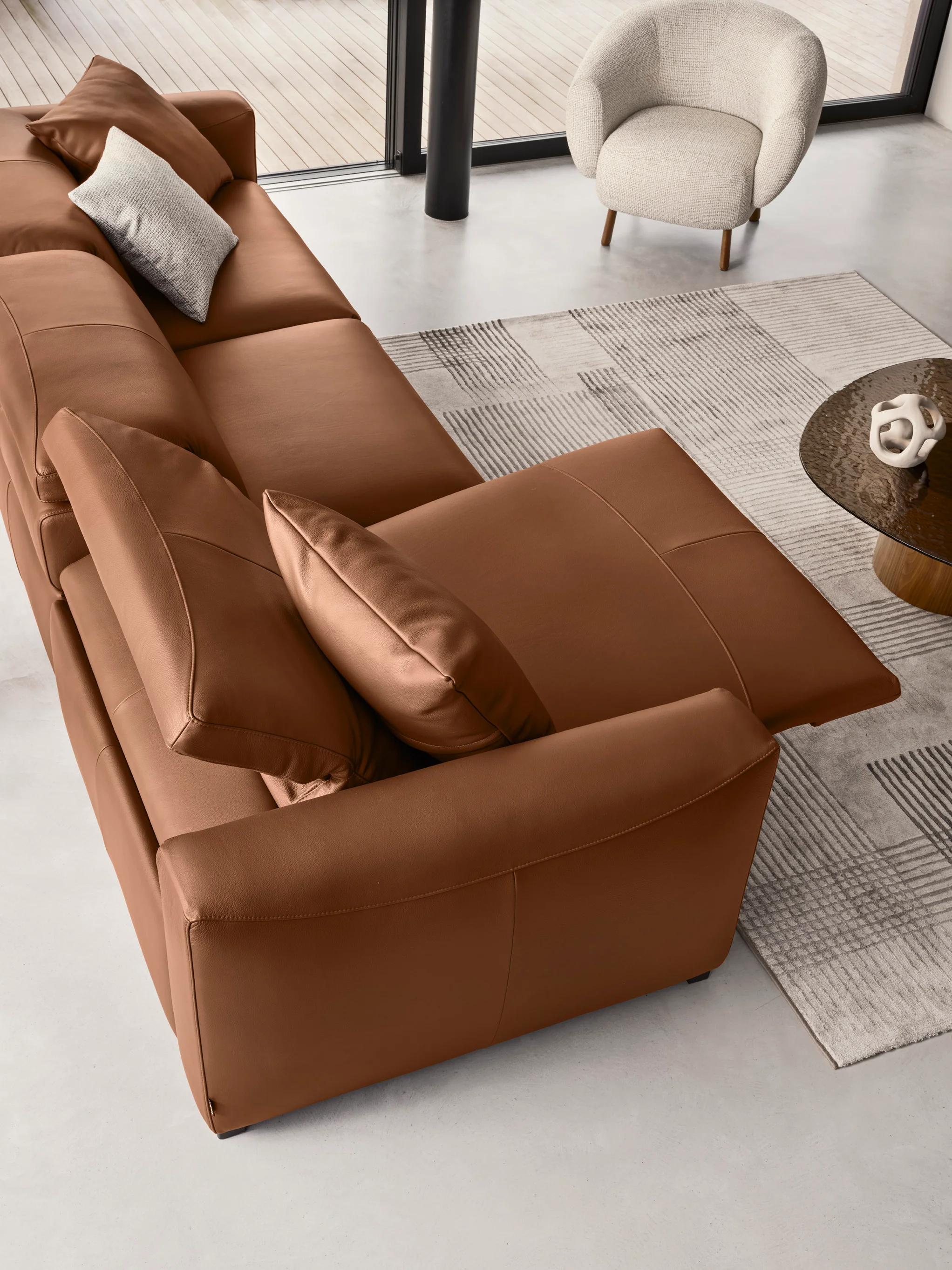 Sofa 3-osobowa WAVE tapicerowana - Image 3