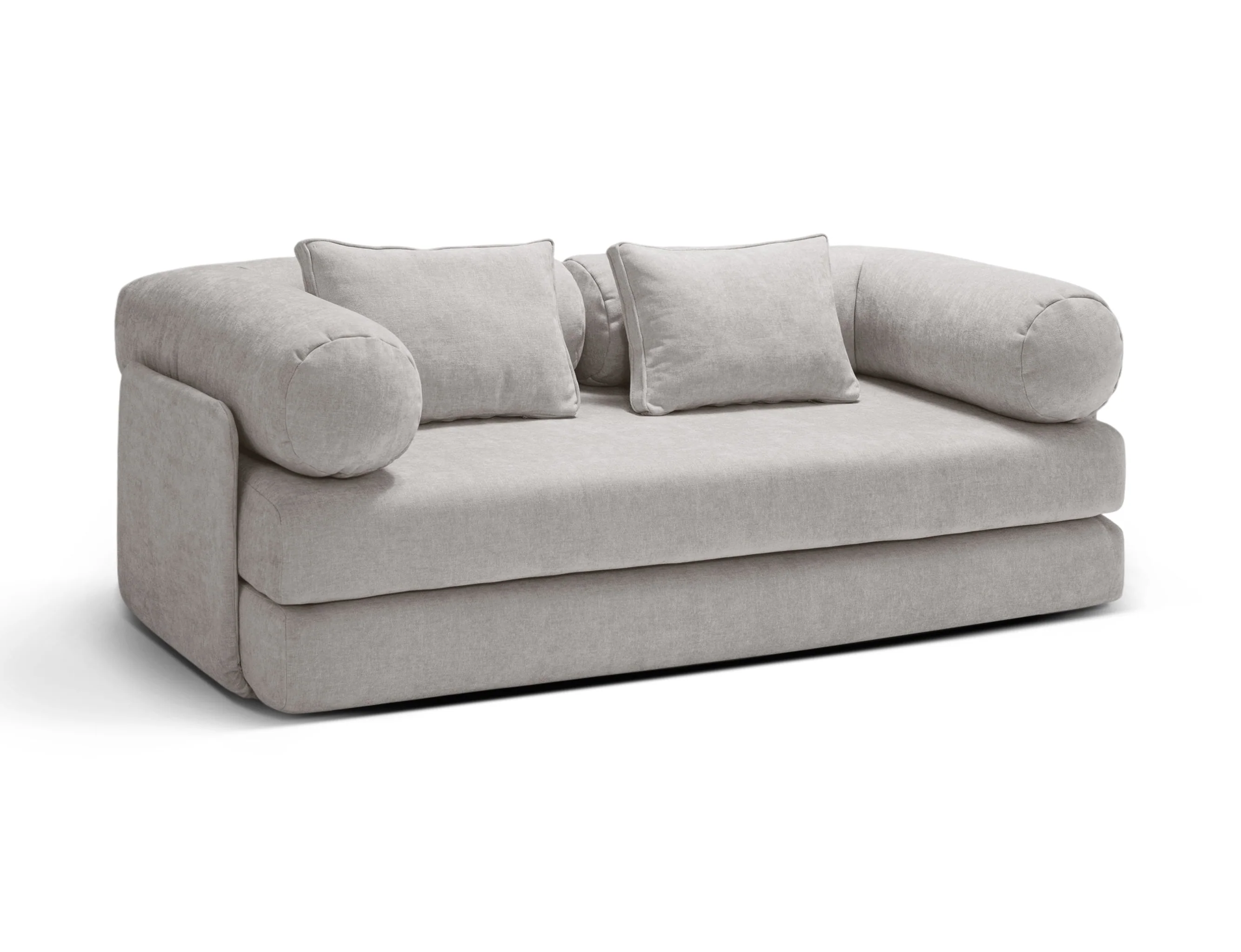 Sofa 3-osobowa z funkcją spania DREAMY jasny szary