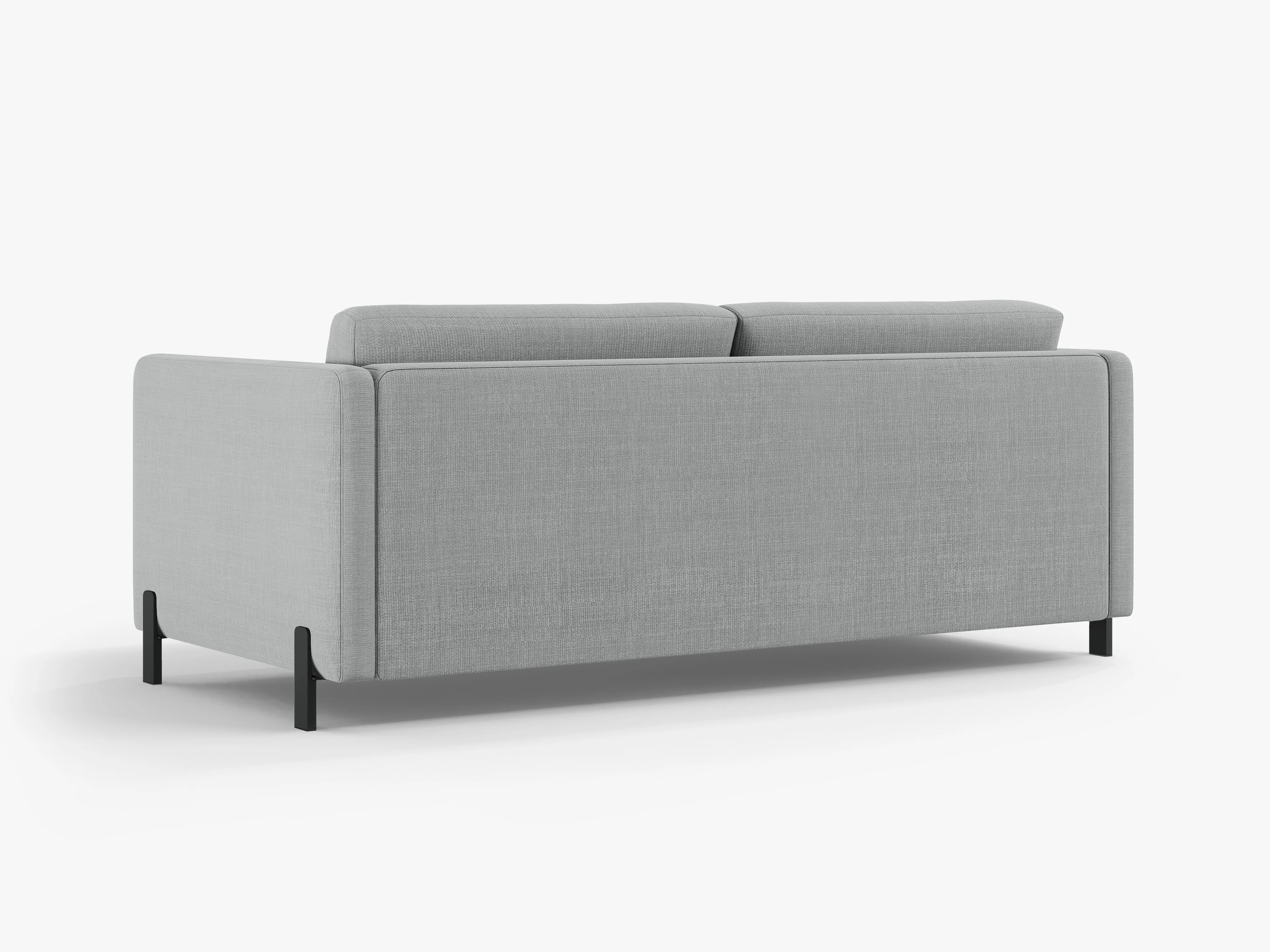 Sofa 3-osobowa z funkcją spania GLORIA jasnoszary szenil - Image 7
