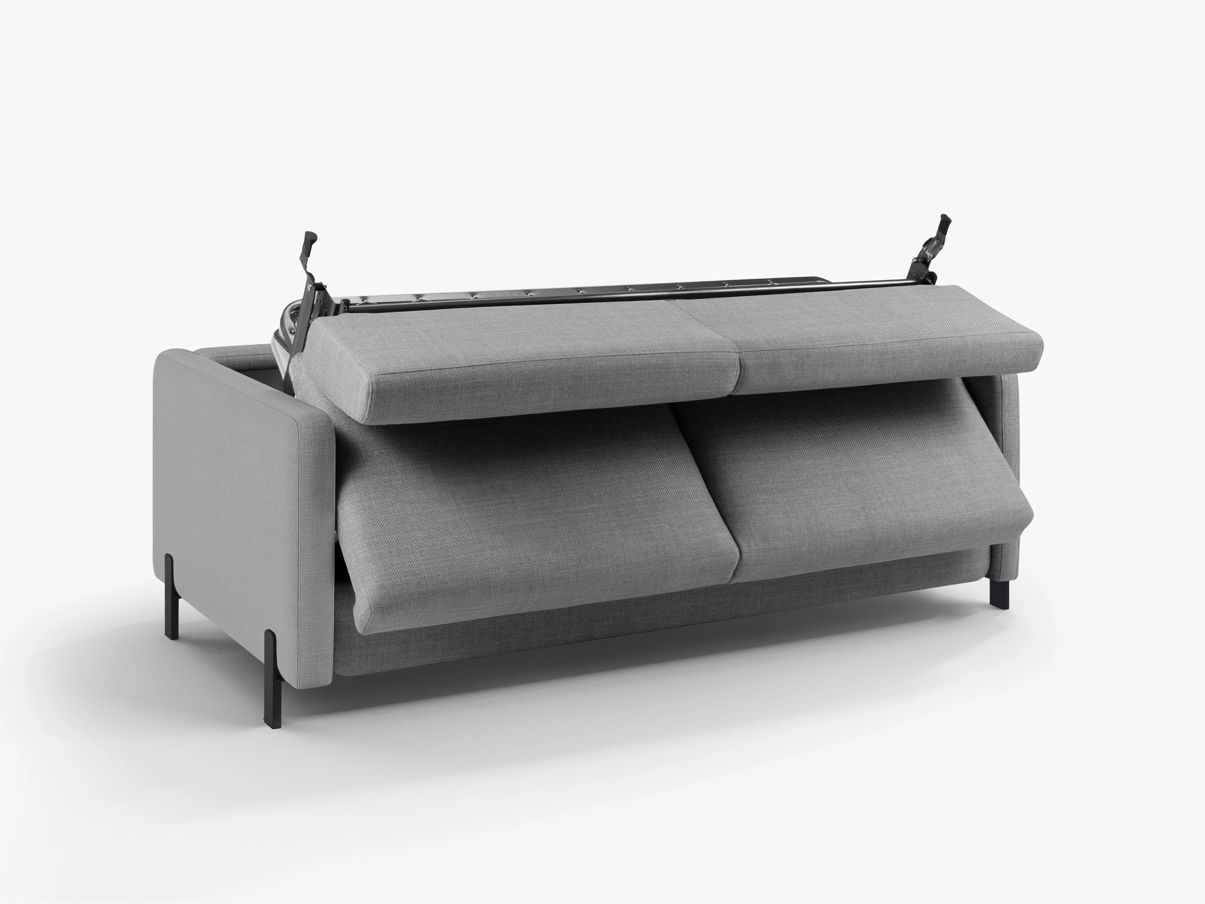 Sofa 3-osobowa z funkcją spania GLORIA jasnoszary szenil - Image 8