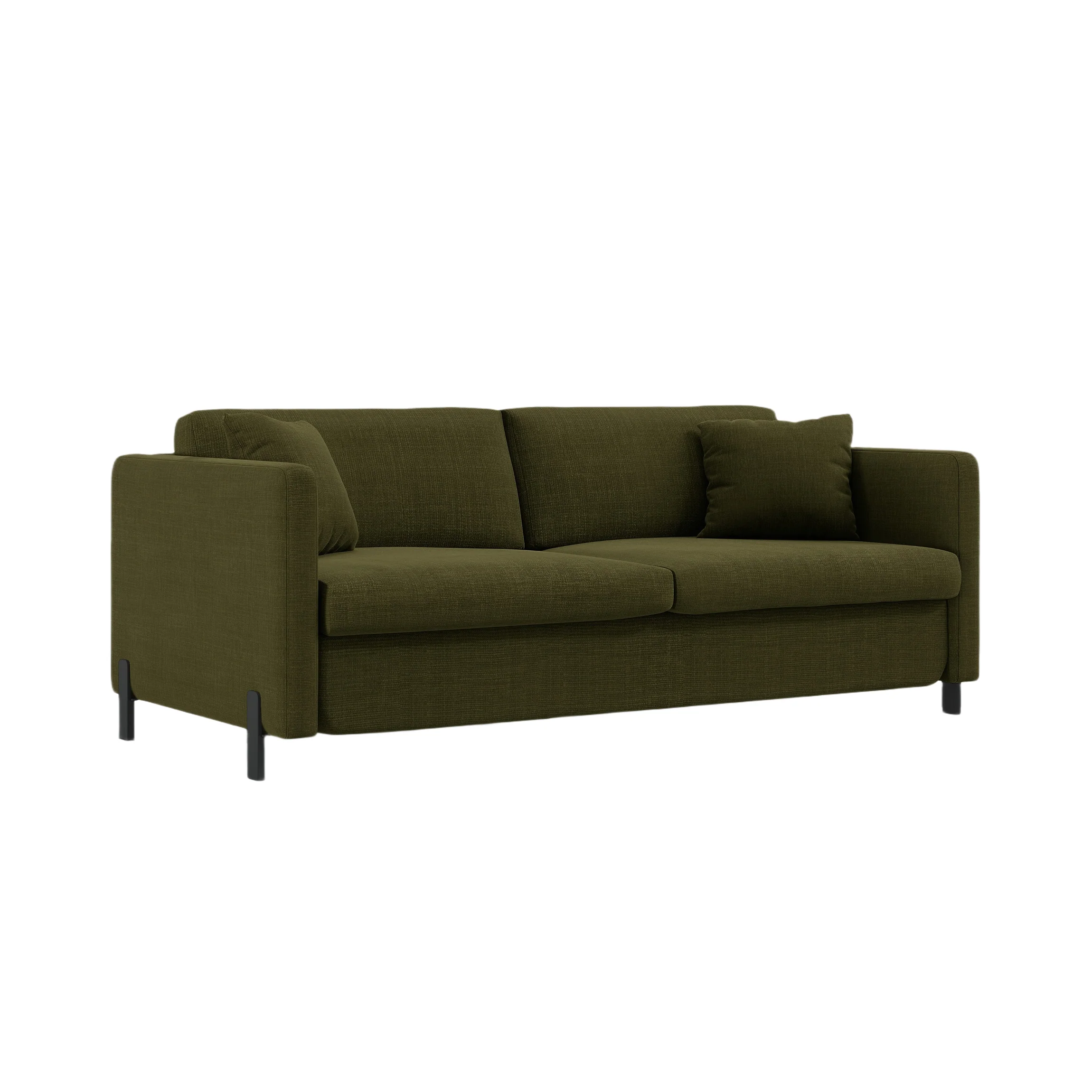 Sofa 3-osobowa z funkcją spania GLORIA zielony szenil