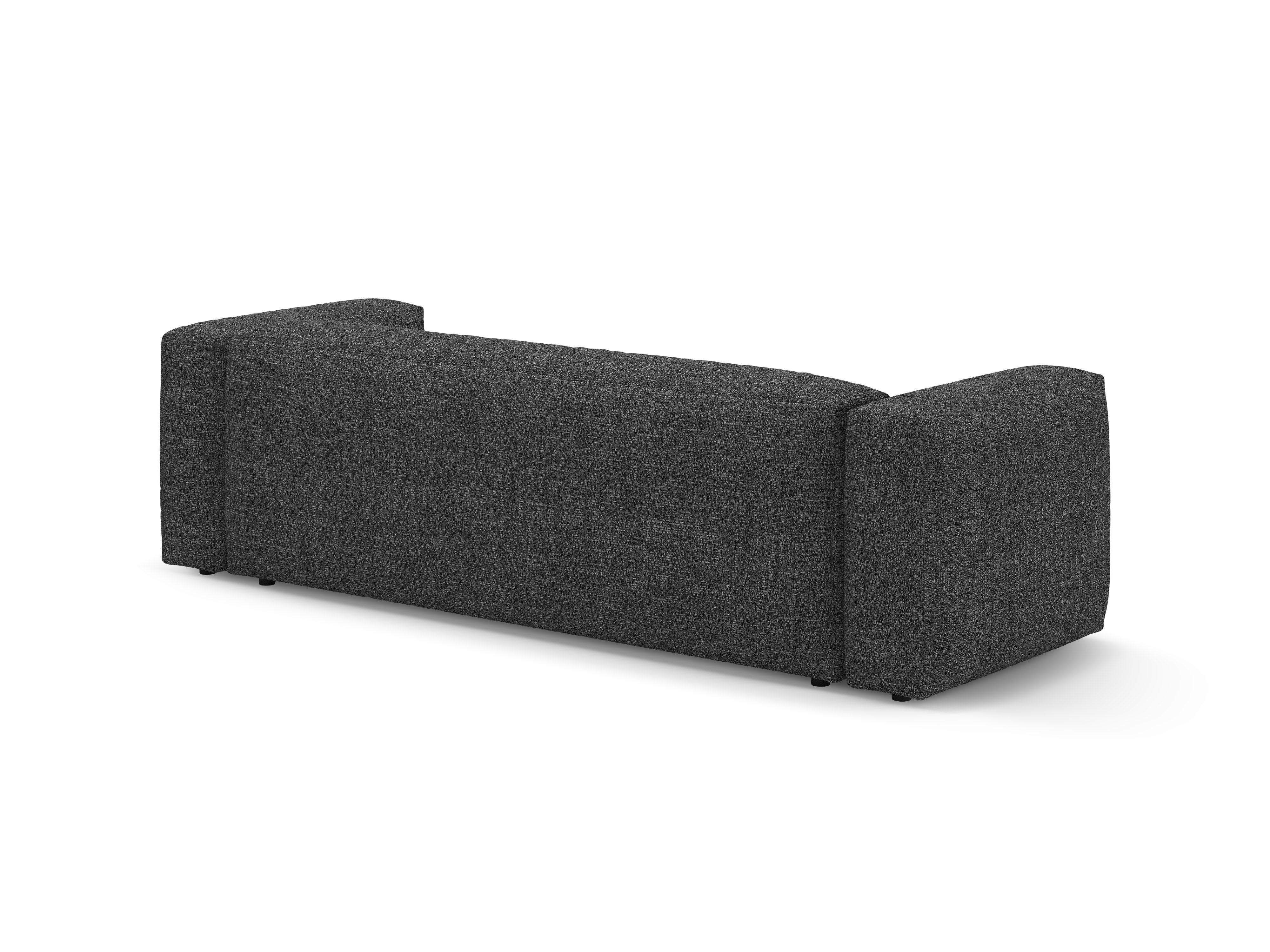 Sofa 3-osobowa z funkcją spania MARTINA antracytowy boucle - Image 5