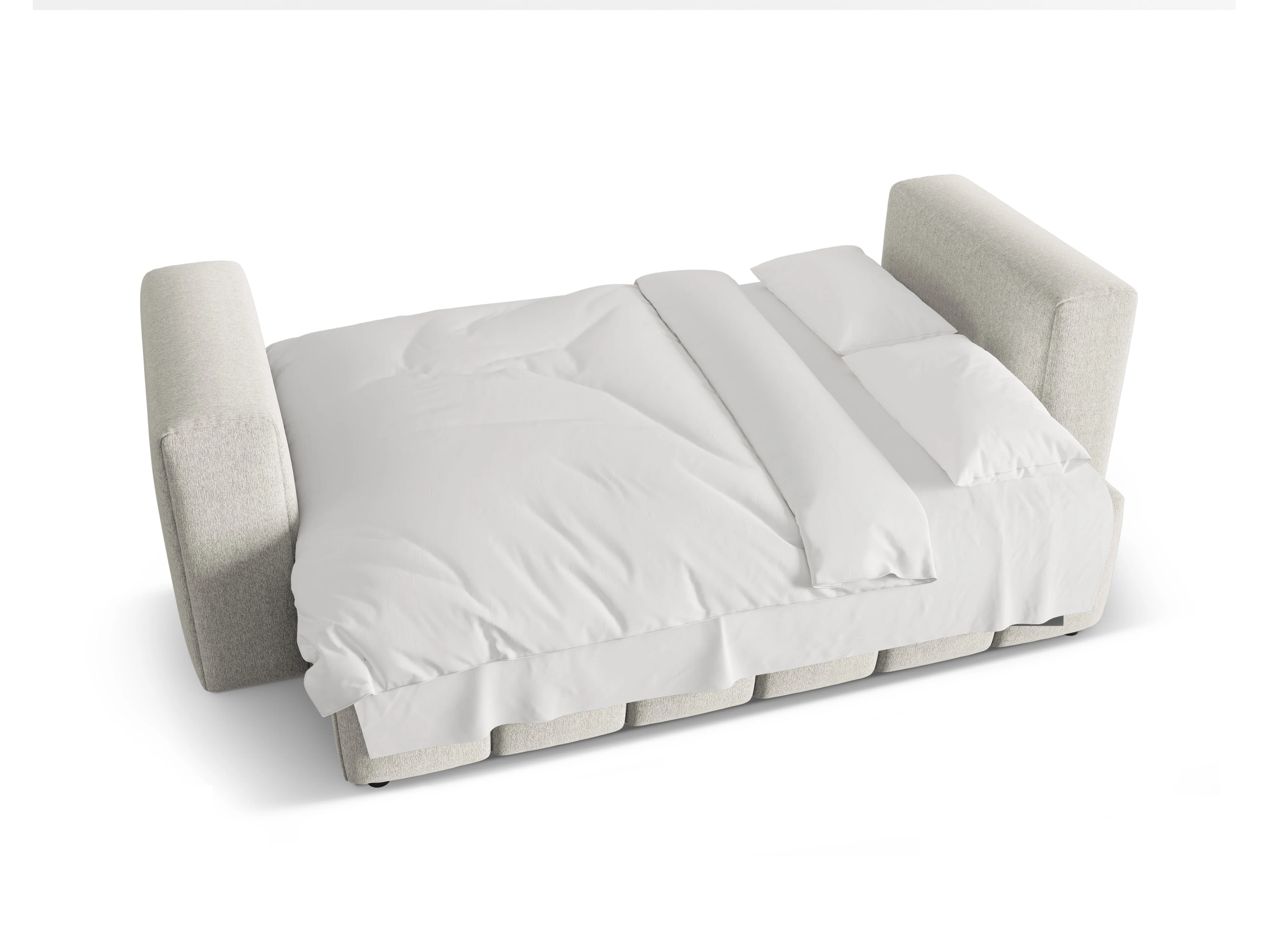 Sofa 3-osobowa z funkcją spania VERONA beżowy - Image 5