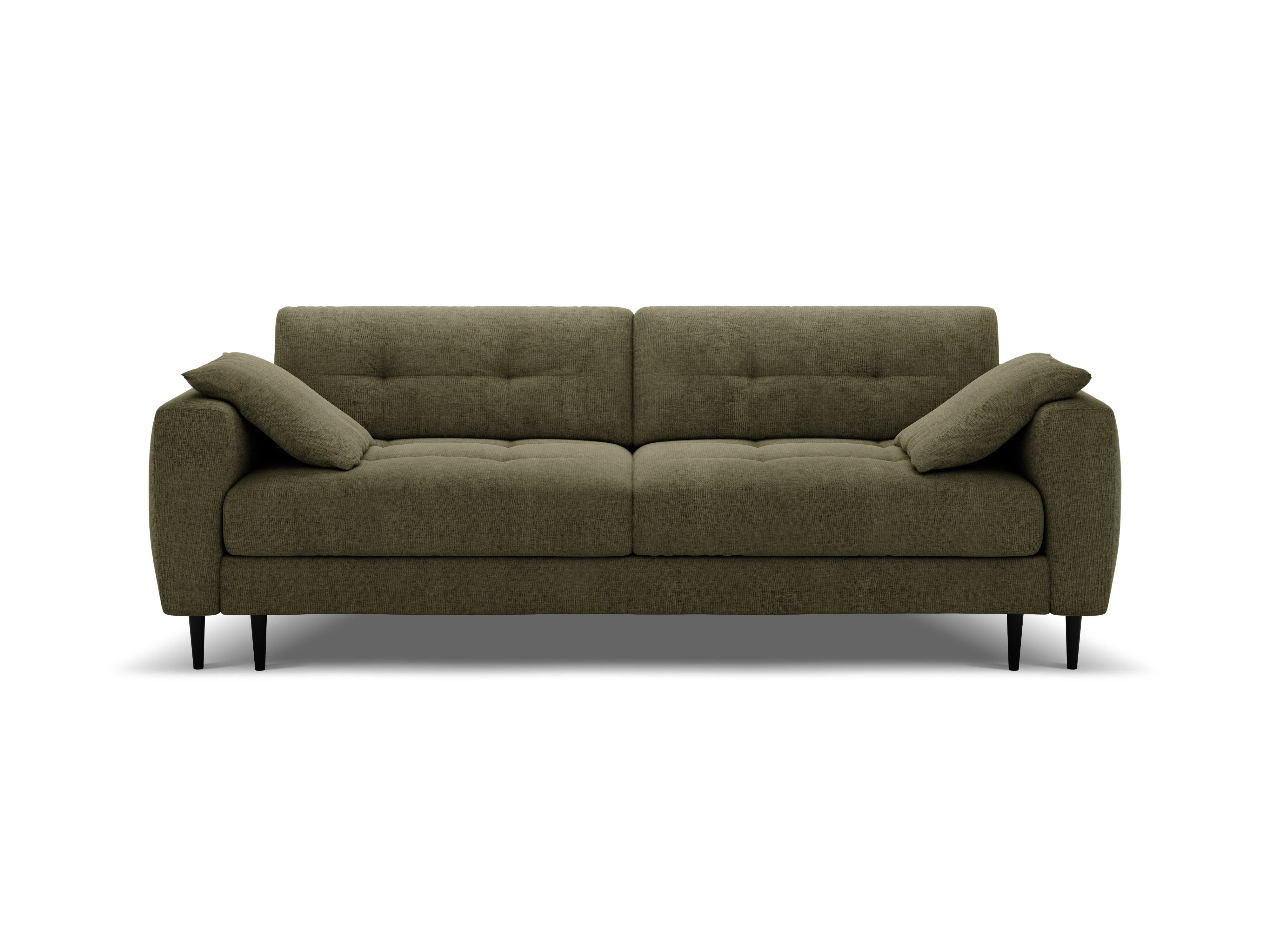 Sofa 3-osobowa z funkcją spania BEMY oliwkowy - Image 2