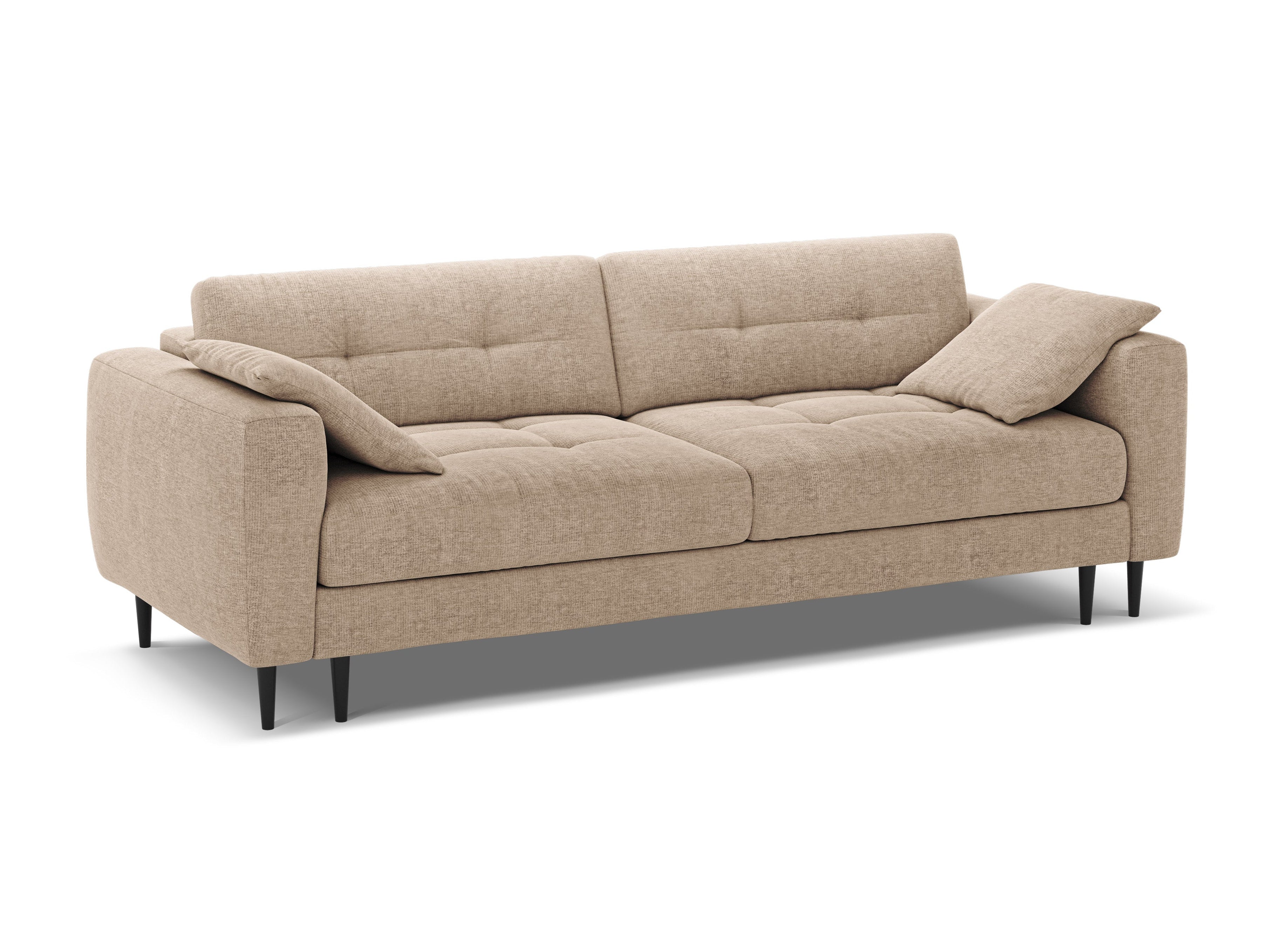 Sofa 3-osobowa z funkcją spania BEMY piaskowy