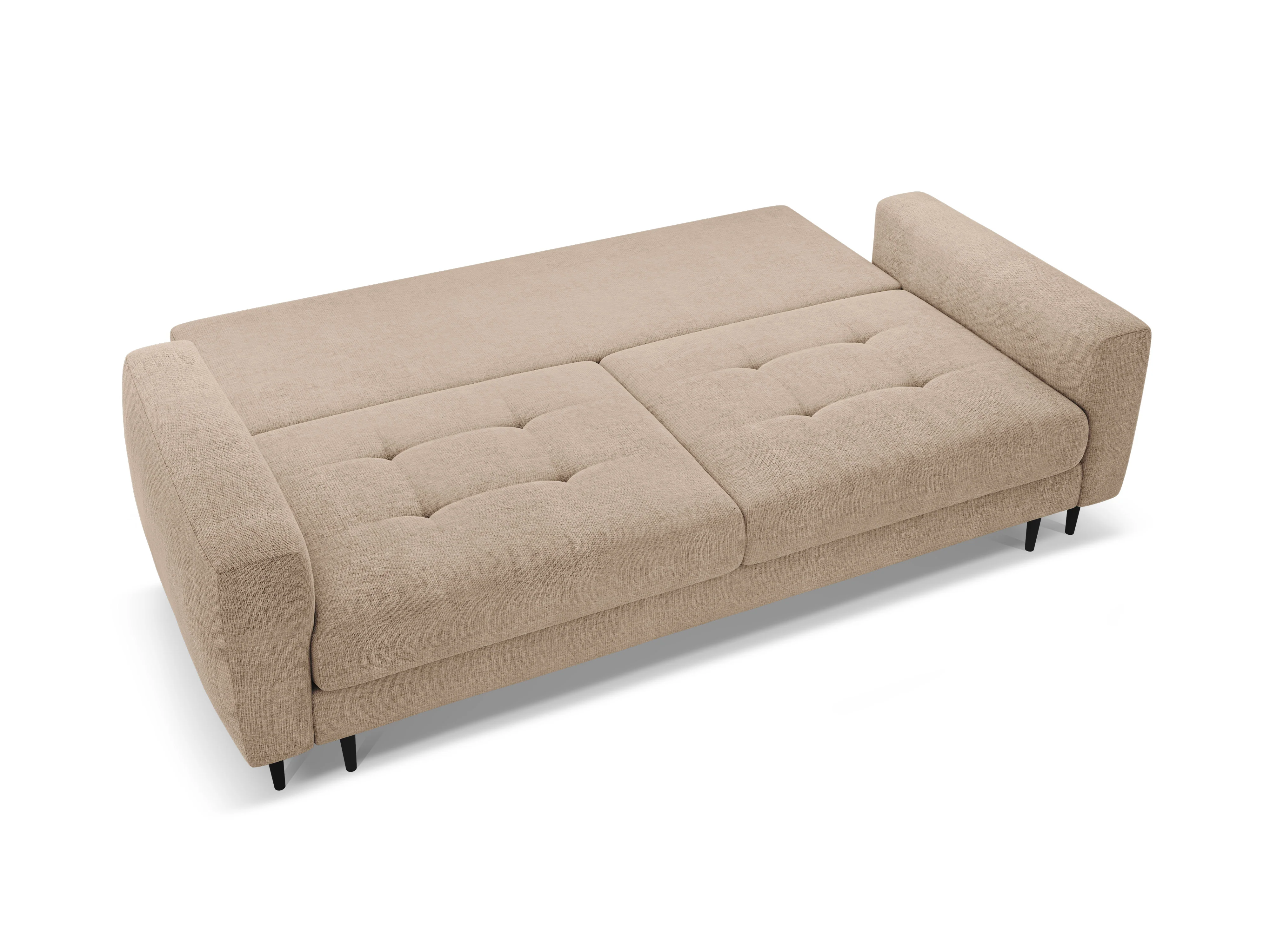 Sofa 3-osobowa z funkcją spania BEMY piaskowy - Image 4