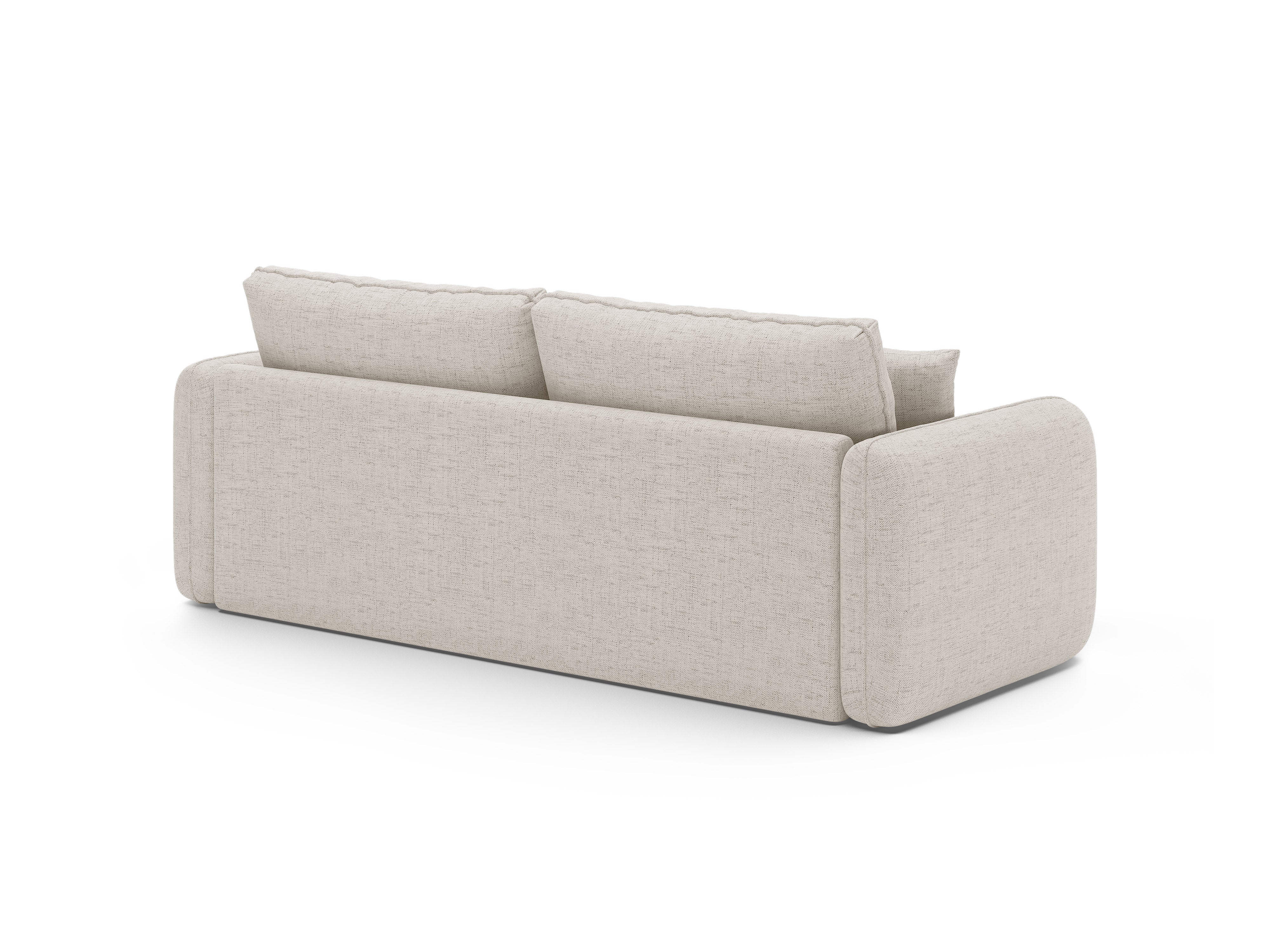 Sofa 3-osobowa z funkcją spania DORMI jasny beżowy - Image 5