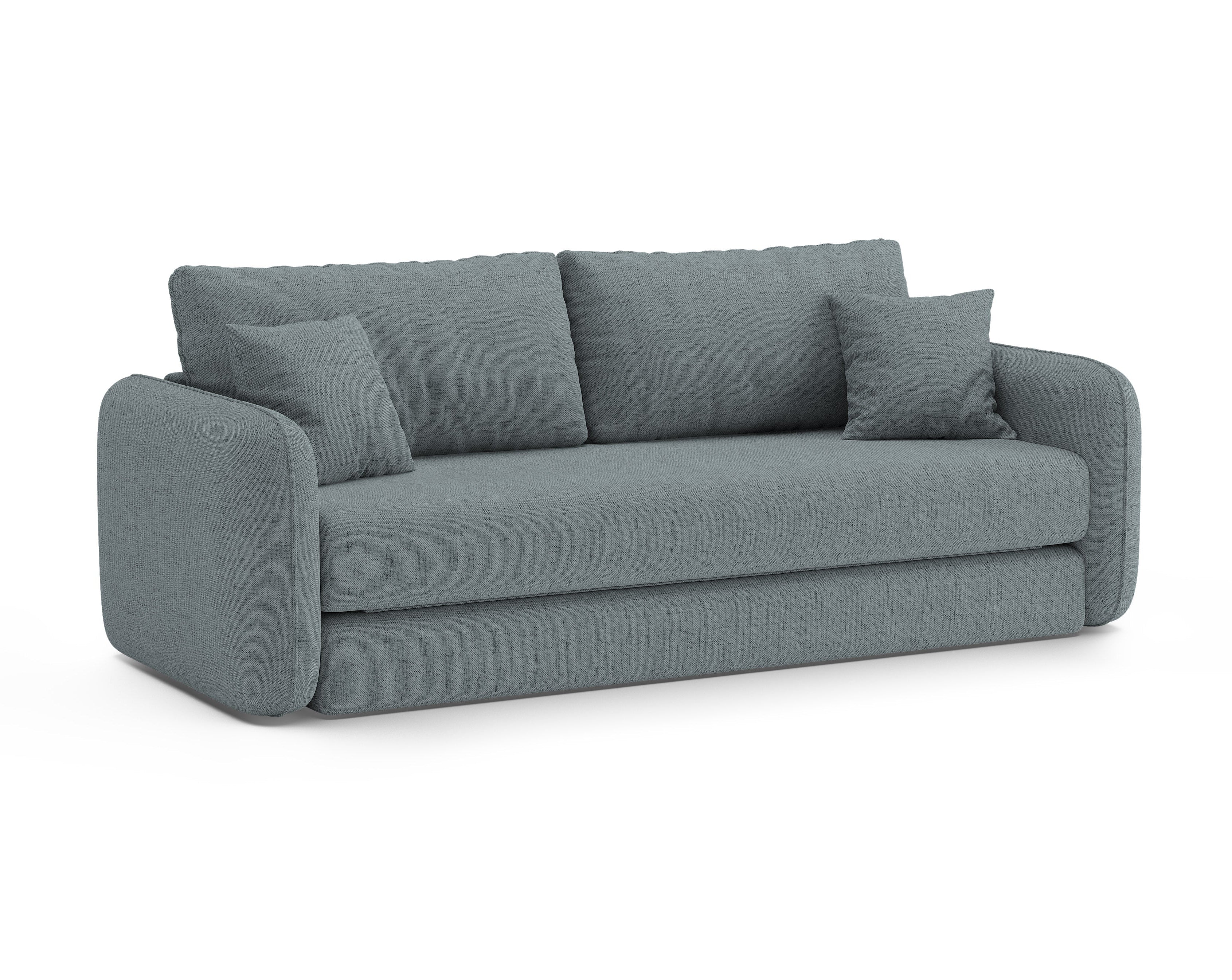 Sofa 3-osobowa z funkcją spania DORMI jasny niebieski