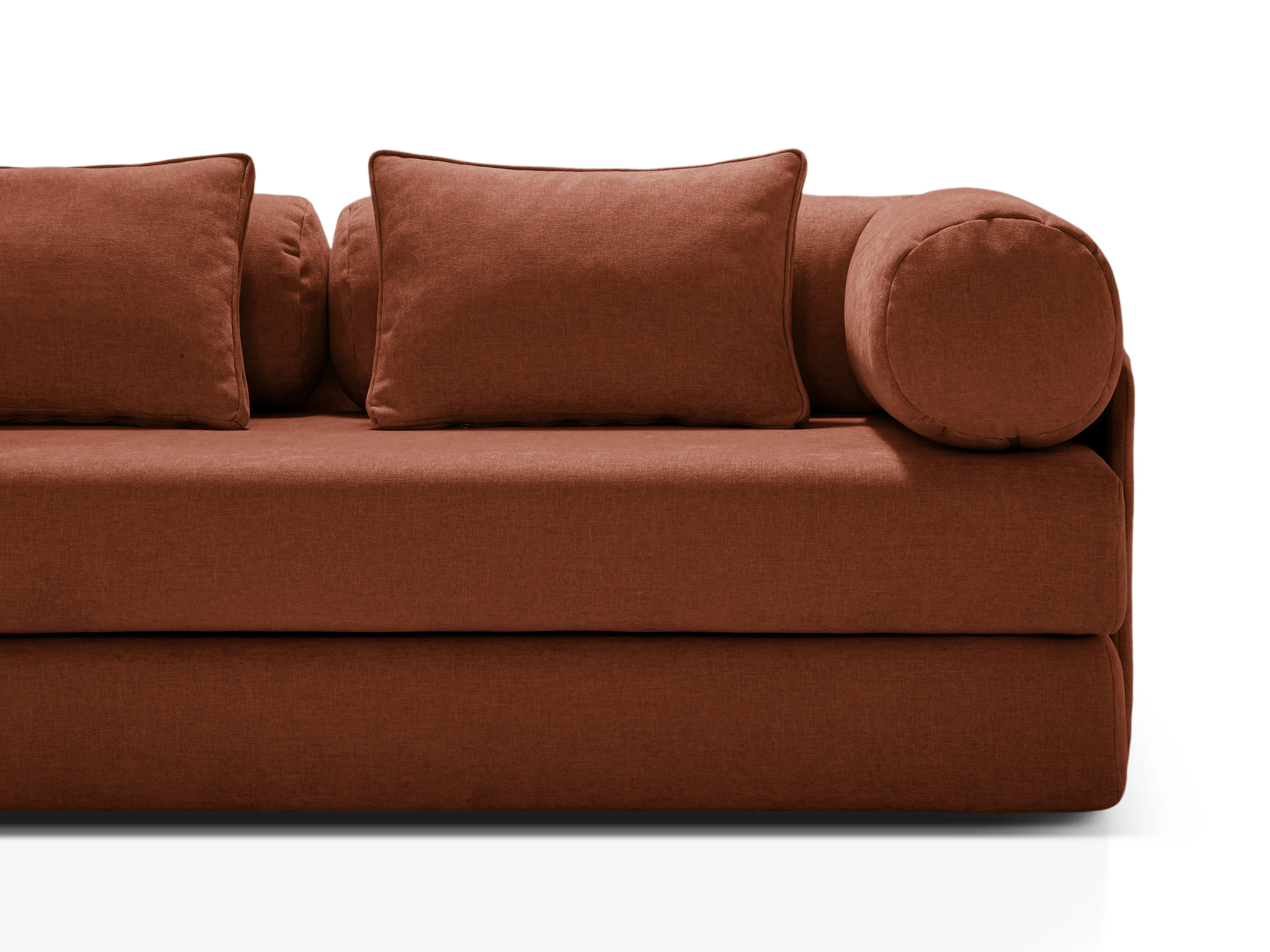 Sofa 3-osobowa z funkcją spania DREAMY ceglany - Image 2
