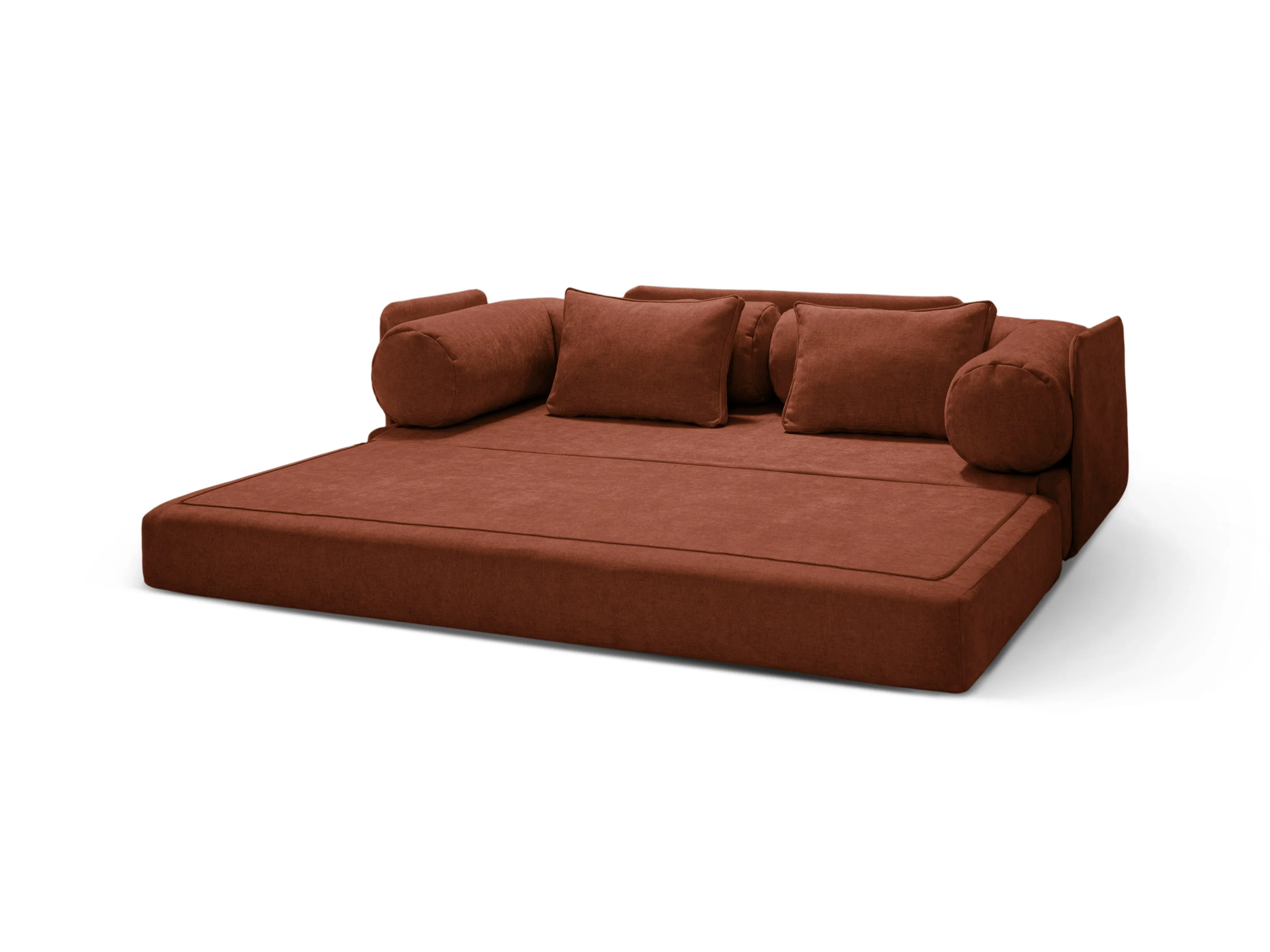 Sofa 3-osobowa z funkcją spania DREAMY ceglany - Image 5