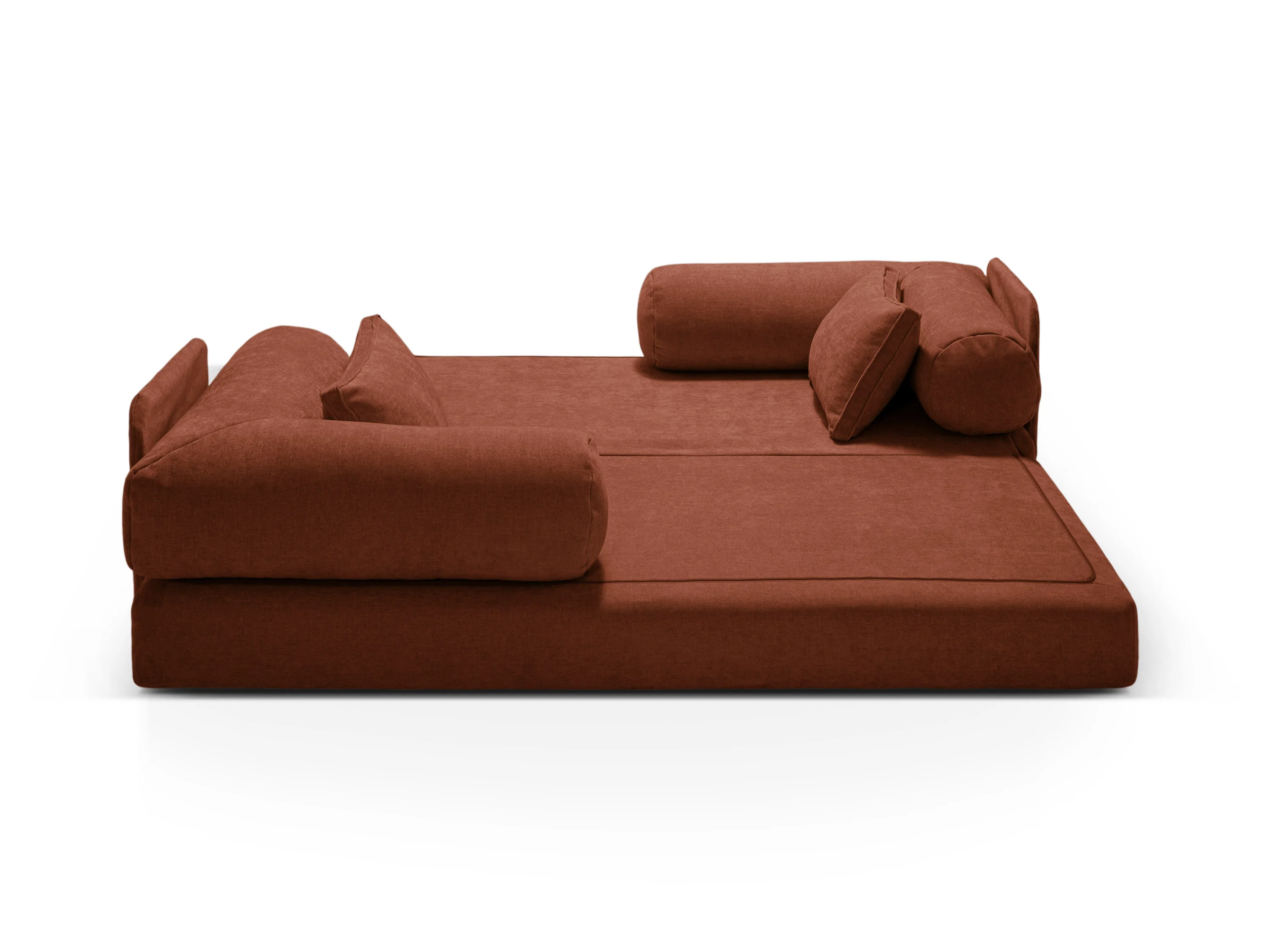 Sofa 3-osobowa z funkcją spania DREAMY ceglany - Image 6