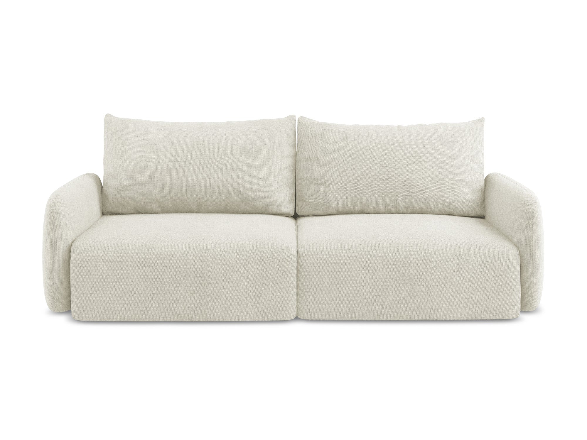 Sofa 3-osobowa z funkcją spania KALENA beżowy - Image 2