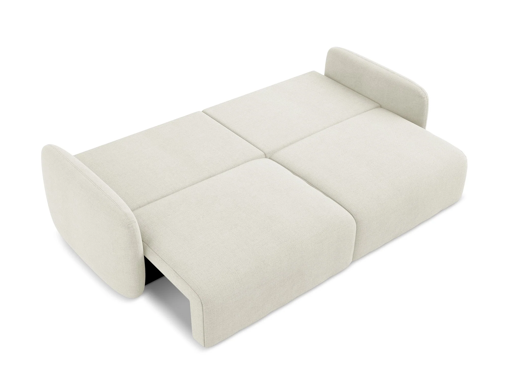 Sofa 3-osobowa z funkcją spania KALENA beżowy - Image 6