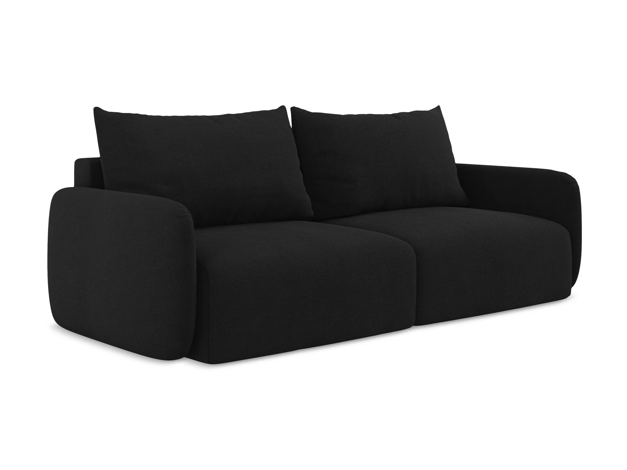 Sofa 3-osobowa z funkcją spania KALENA czarny