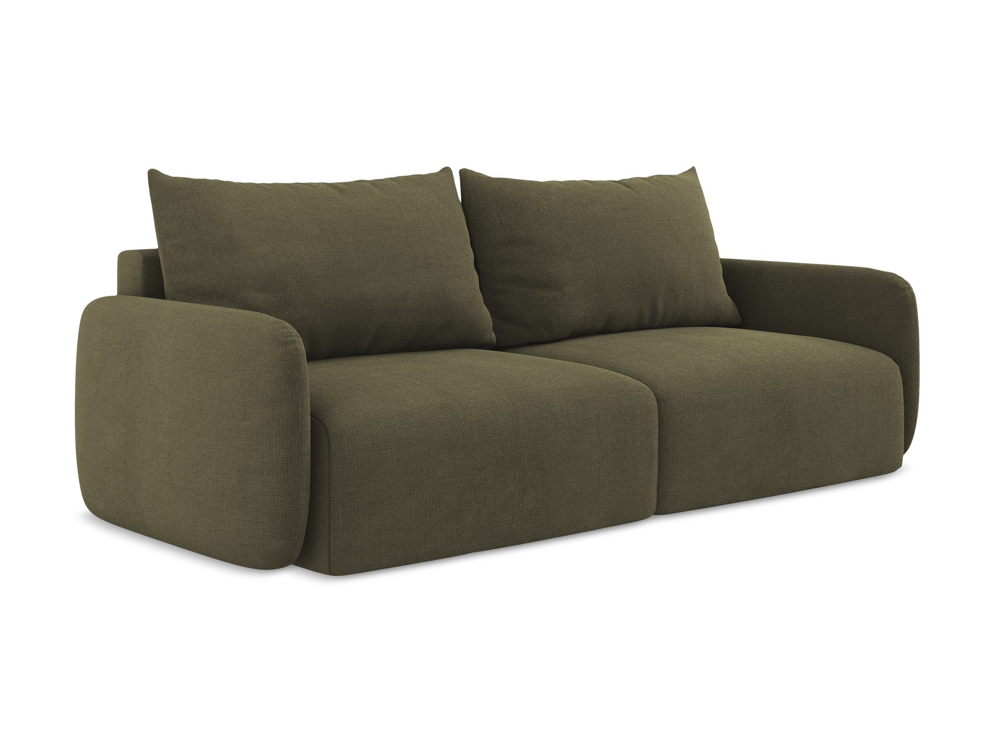 Sofa 3-osobowa z funkcją spania KALENA oliwkowy