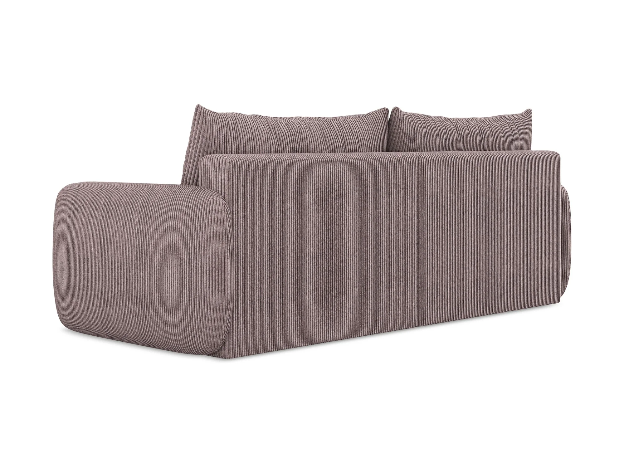Sofa 3-osobowa z funkcją spania KALENA zgaszony różowy sztruks - Image 7