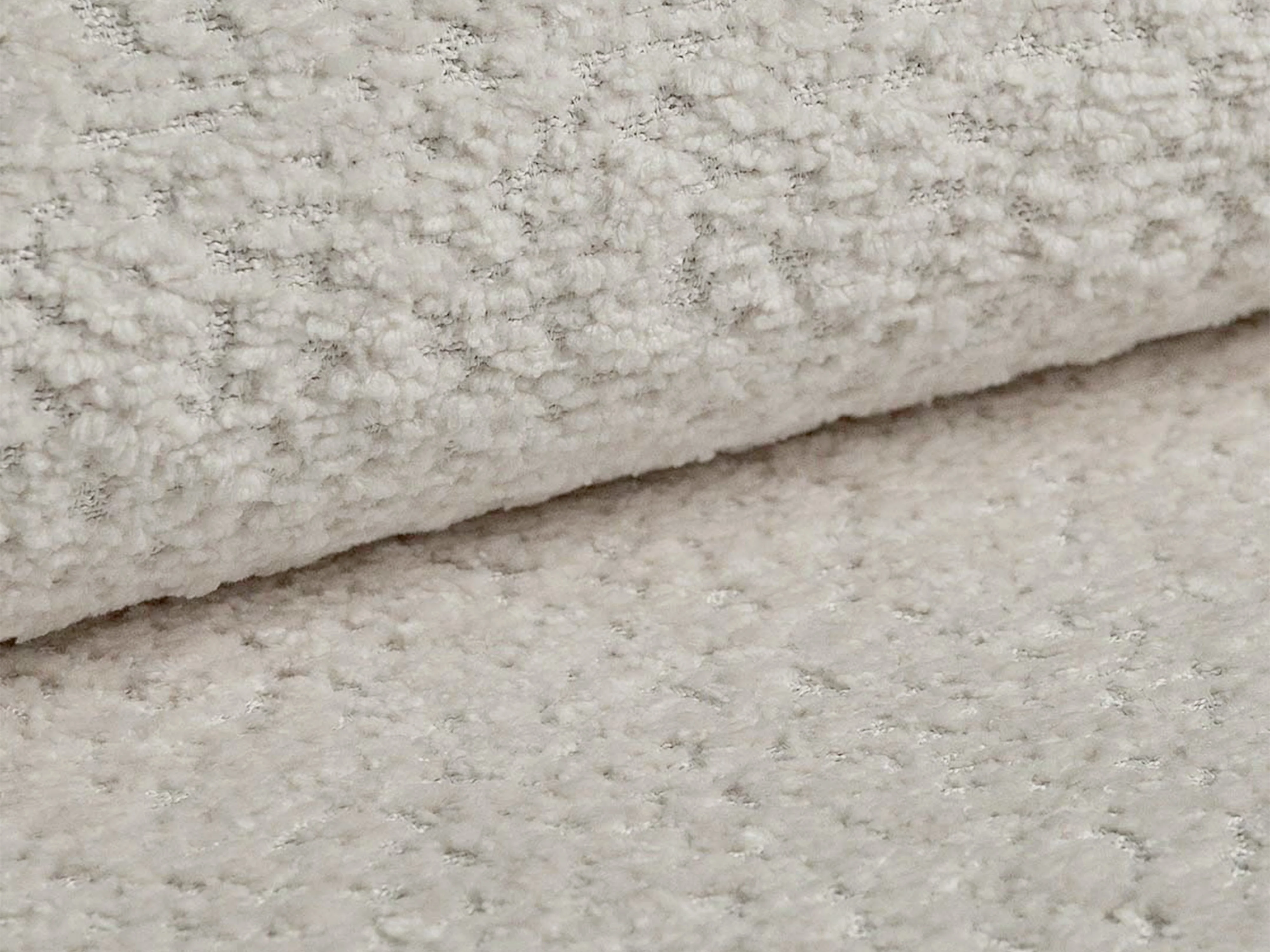 Sofa 3-osobowa z funkcją spania KEMI kremowy bouclé - Image 6