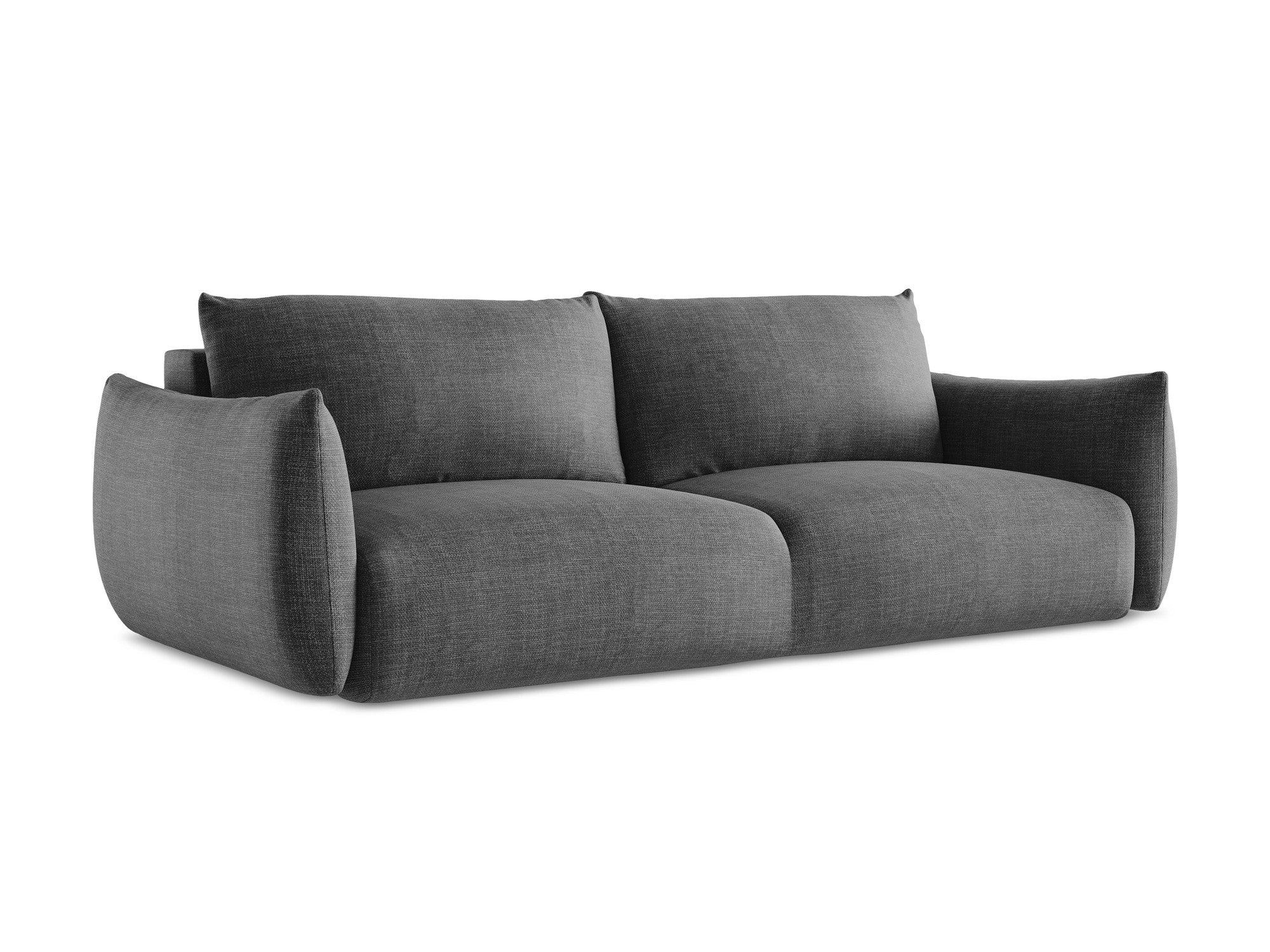 Sofa 3-osobowa z funkcją spania LEILA ciemnoszary