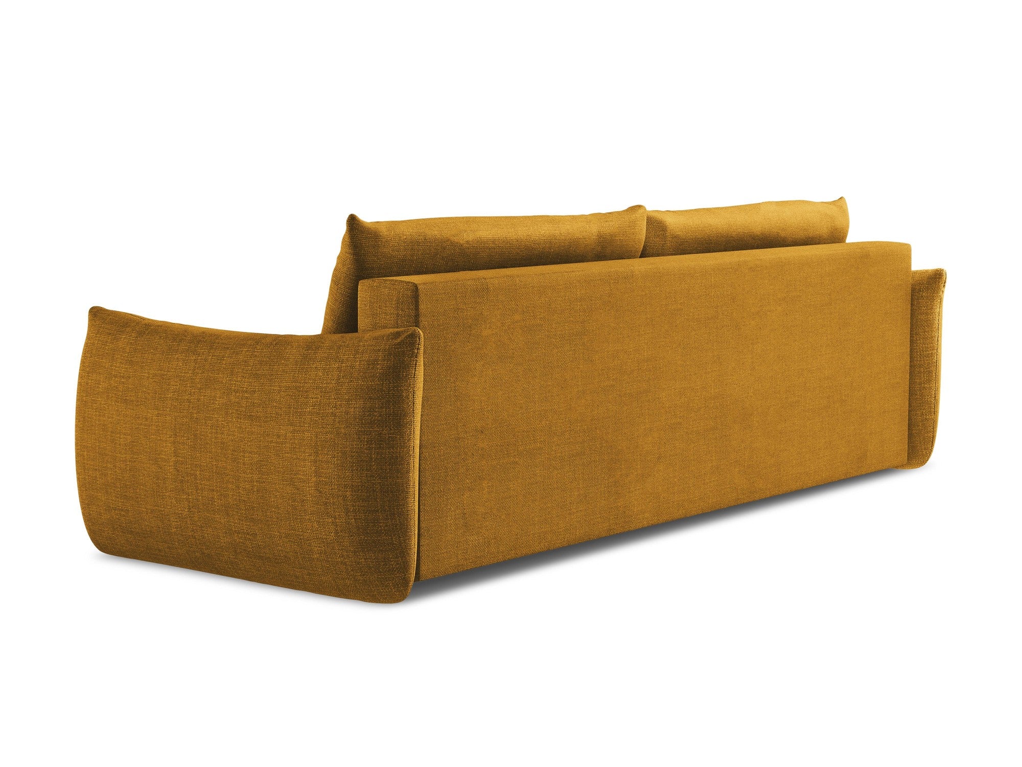 Sofa 3-osobowa z funkcją spania LEILA musztardowy - Image 6