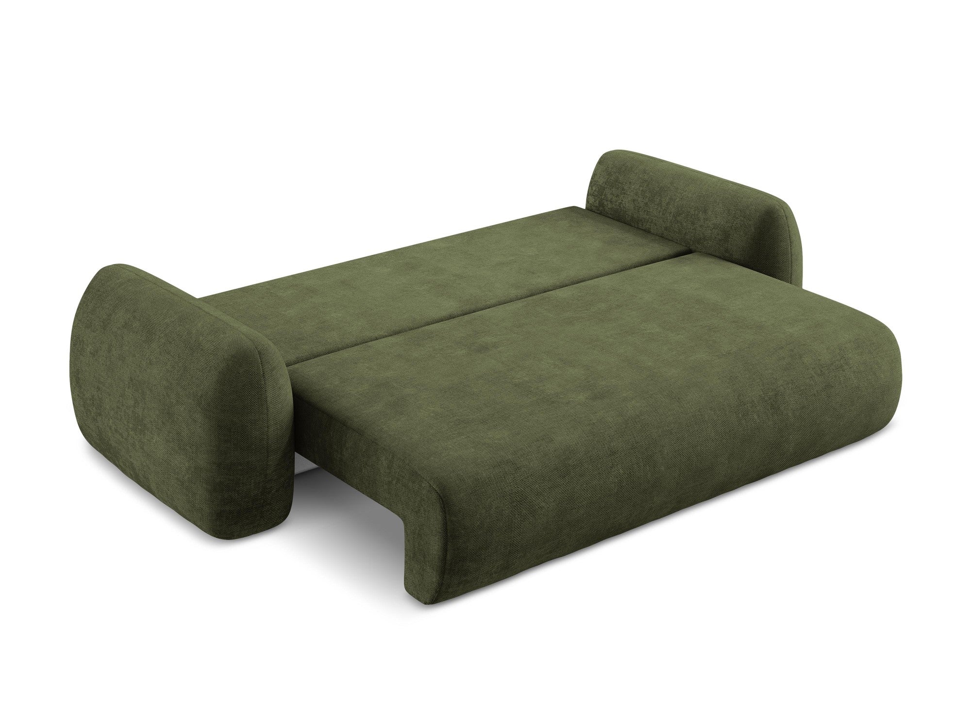 Sofa 3-osobowa z funkcją spania LOHI oliwkowy szenil - Image 6