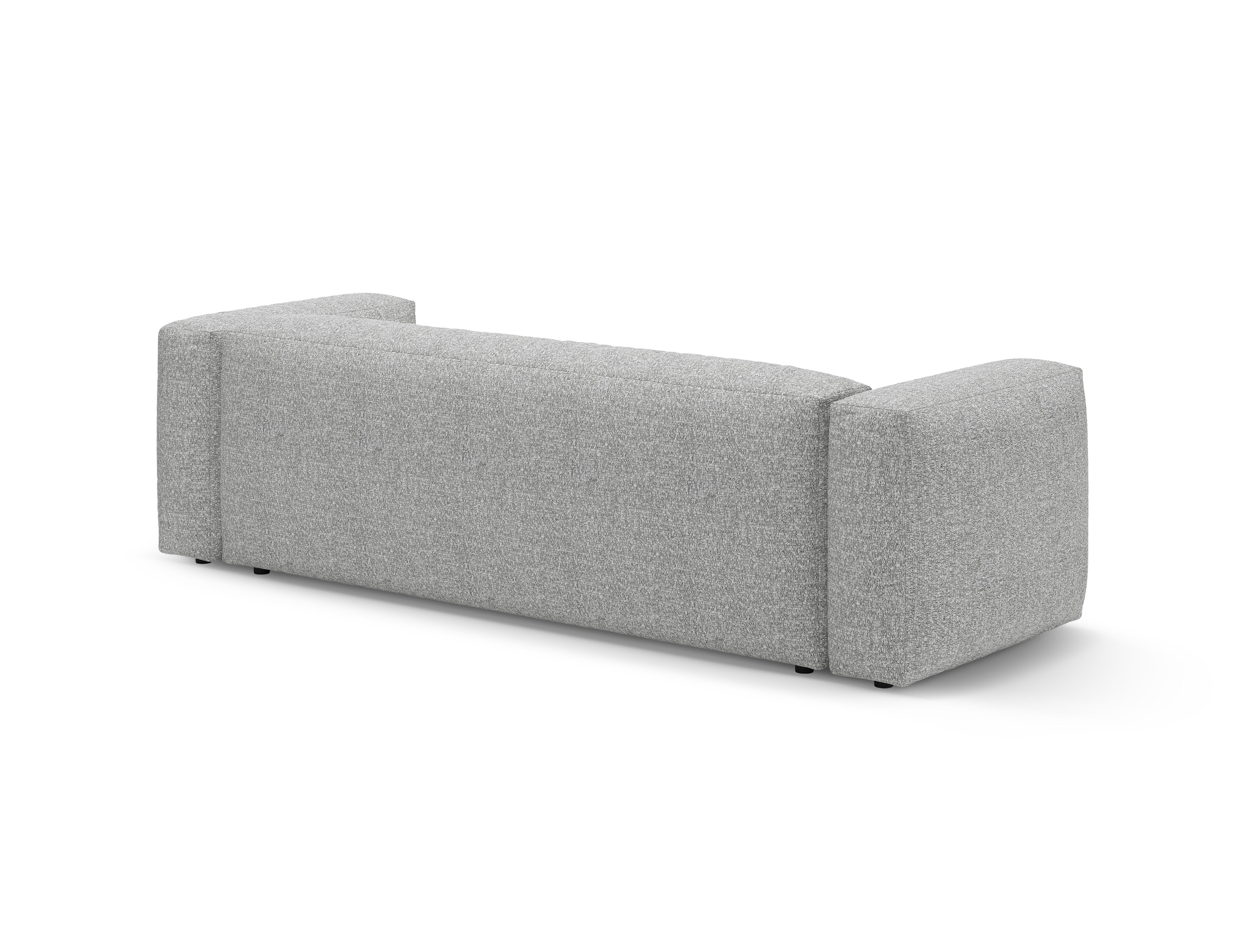 Sofa 3-osobowa z funkcją spania MARTINA srebrny boucle - Image 5